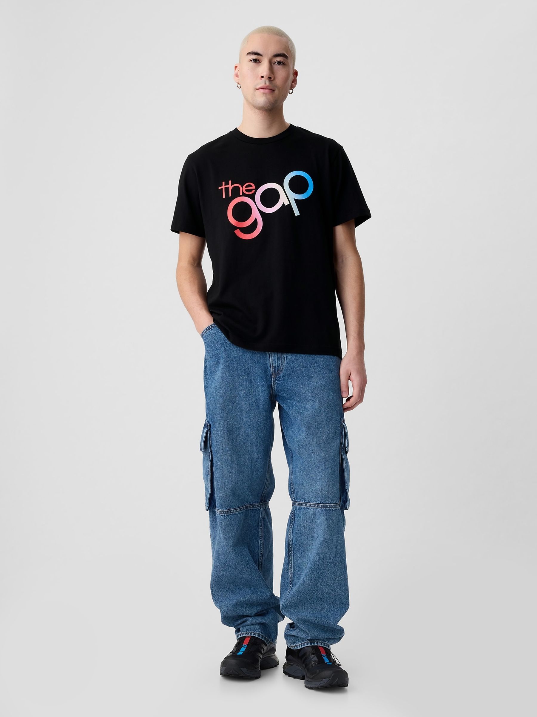 Black 1969 Logo Short Sleeve Crew Neck T-Shirt - Image 3 of 5