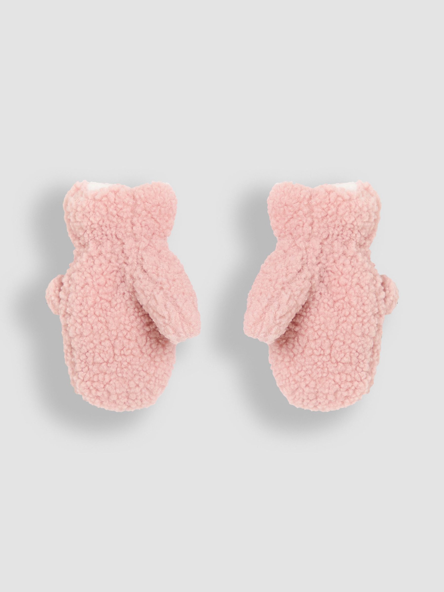 Pink Mouse Borg Mittens - Image 2 of 3