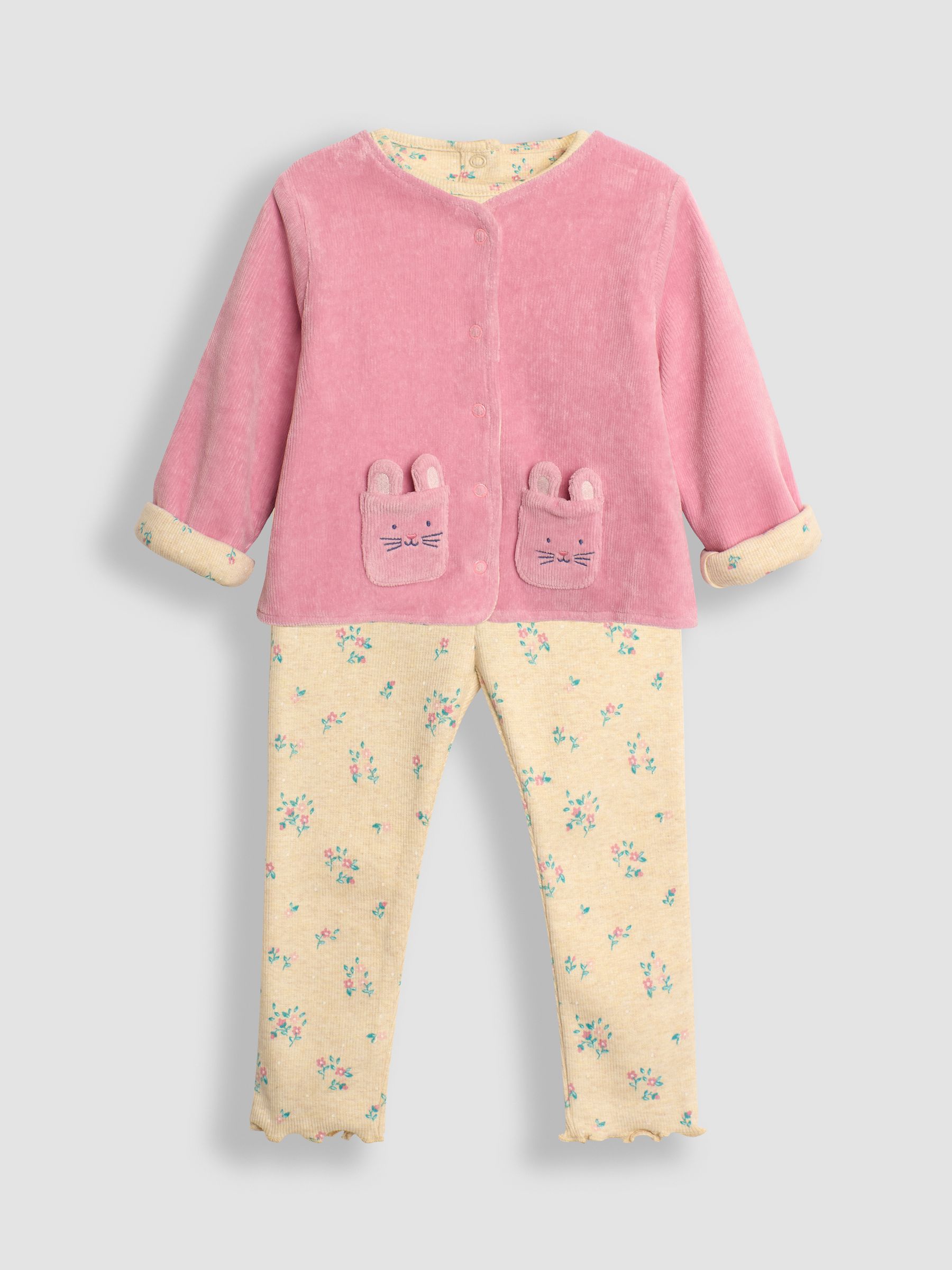 Natural 3-Piece Floral Body & Jacket Set - Image 2 of 9