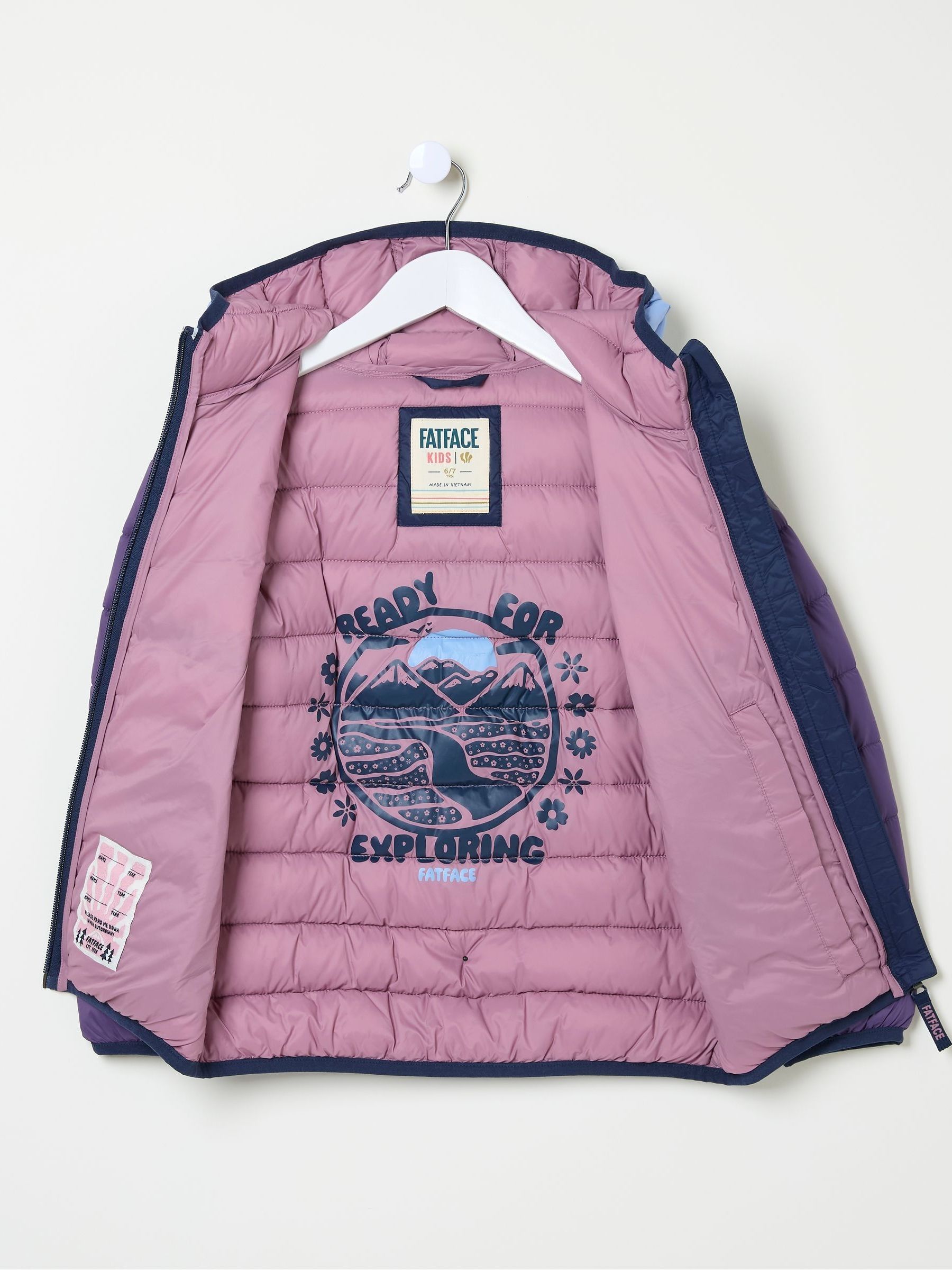 Poppy Purple Padded Jacket - Image 7 of 7
