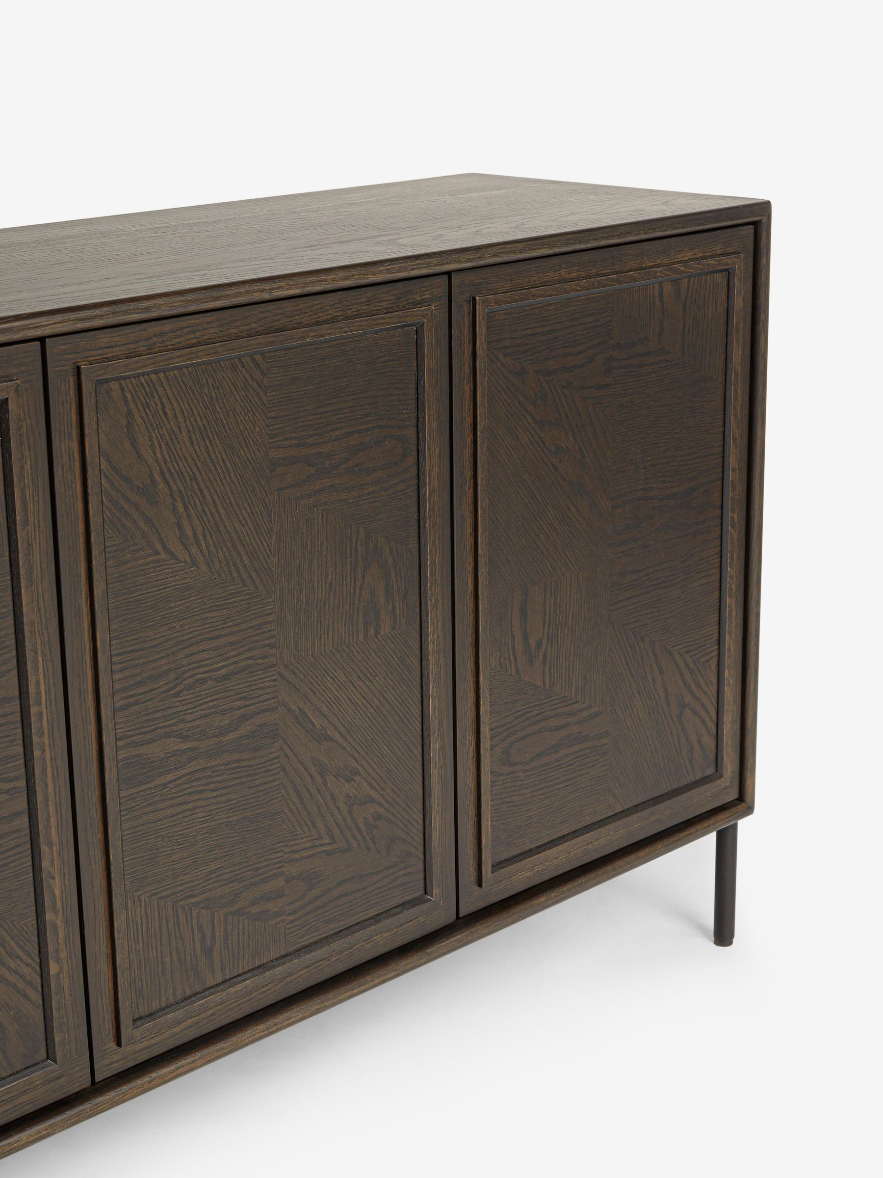 Jasper Conran London Dark Oak Aden Large Sideboard - Image 8 of 9