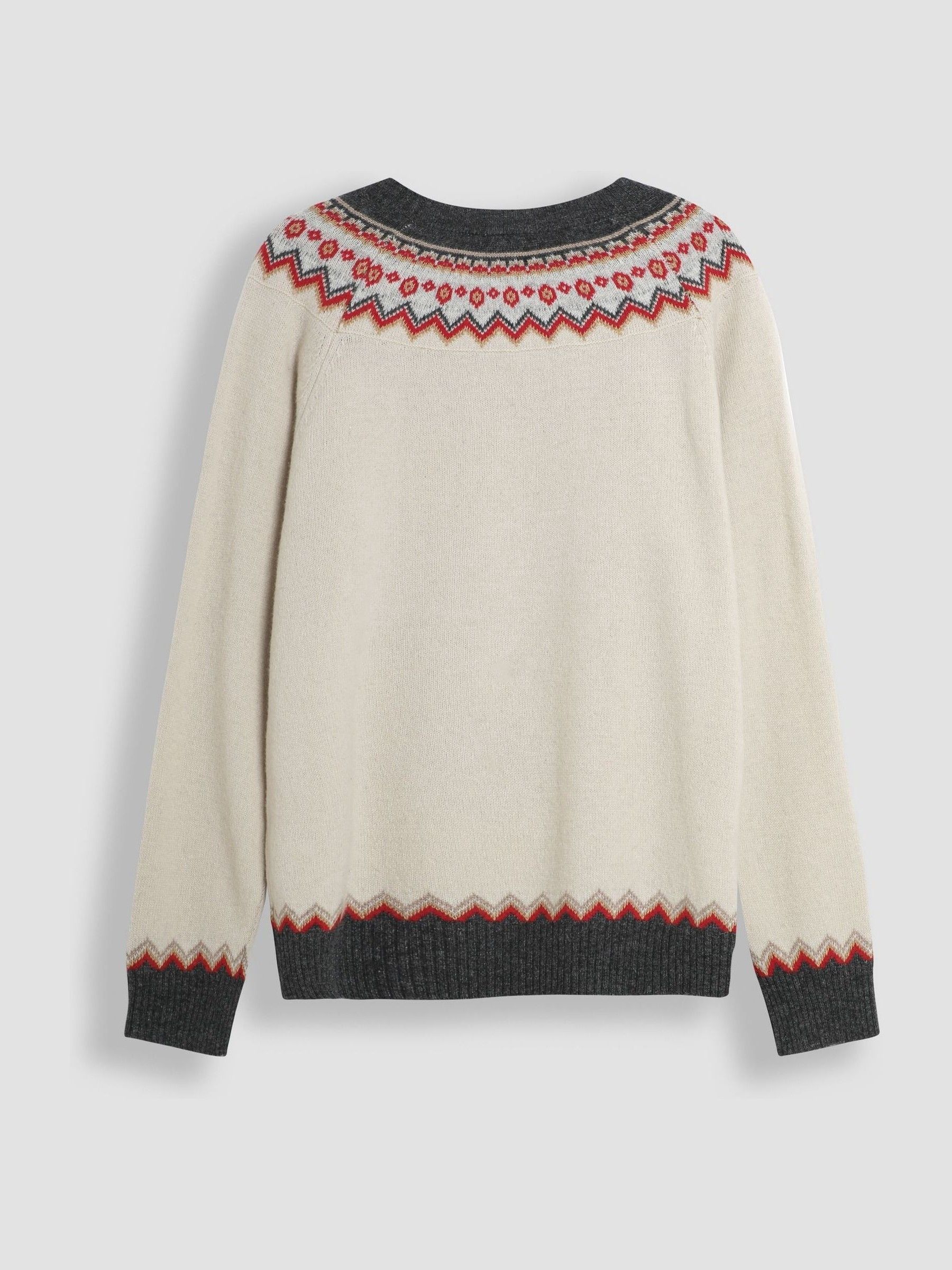 Natural Mens Reindeer Jumper - Image 2 of 3