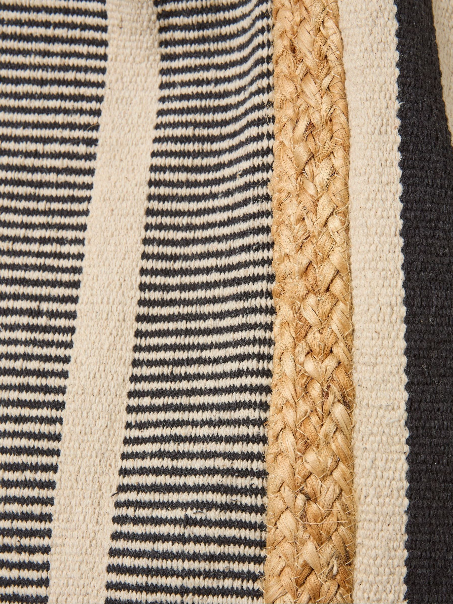 Naomi Natural Stripe Woven Beach Bag - Image 3 of 3