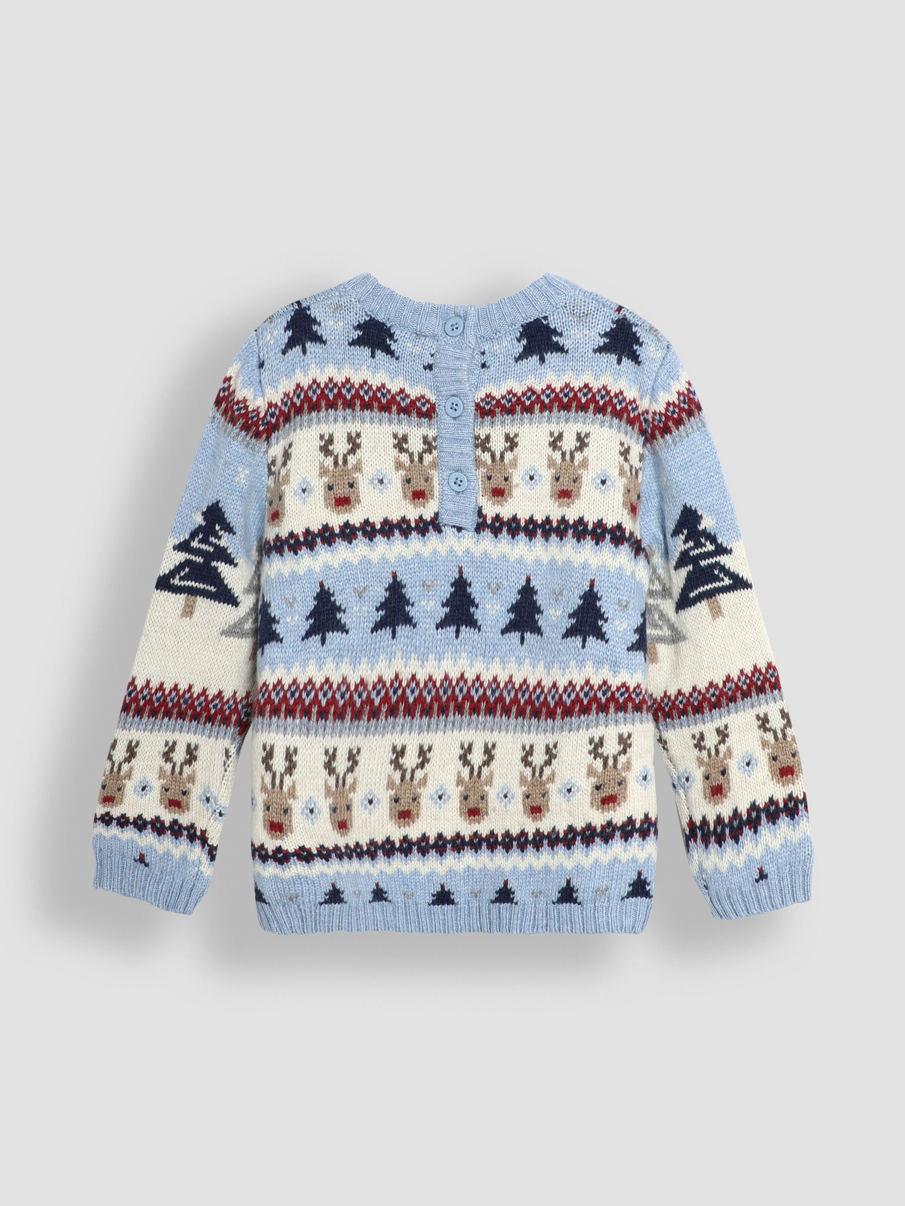 Blue Christmas Scene Jumper - Image 2 of 3