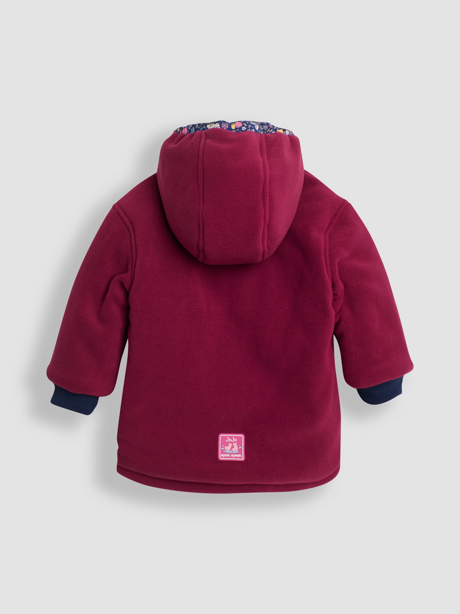 Navy Blue Mouse Fleece Lined Jacket - Image 5 of 7