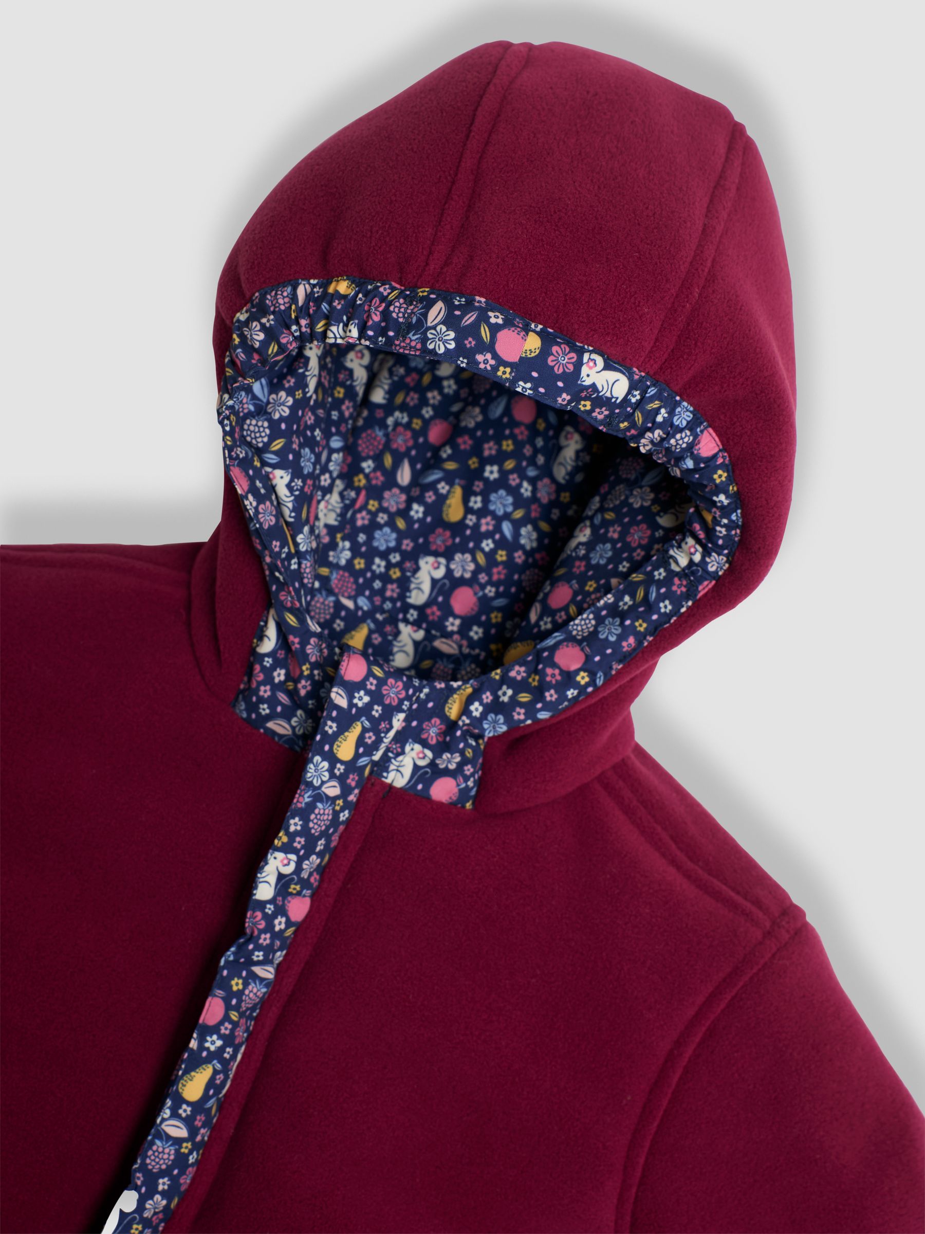 Navy Blue Mouse Fleece Lined Jacket - Image 7 of 7