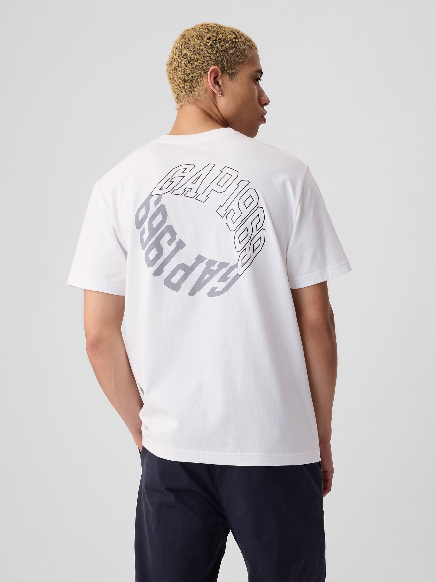 White 1969 Logo Short Sleeve Crew Neck T-Shirt - Image 1 of 5