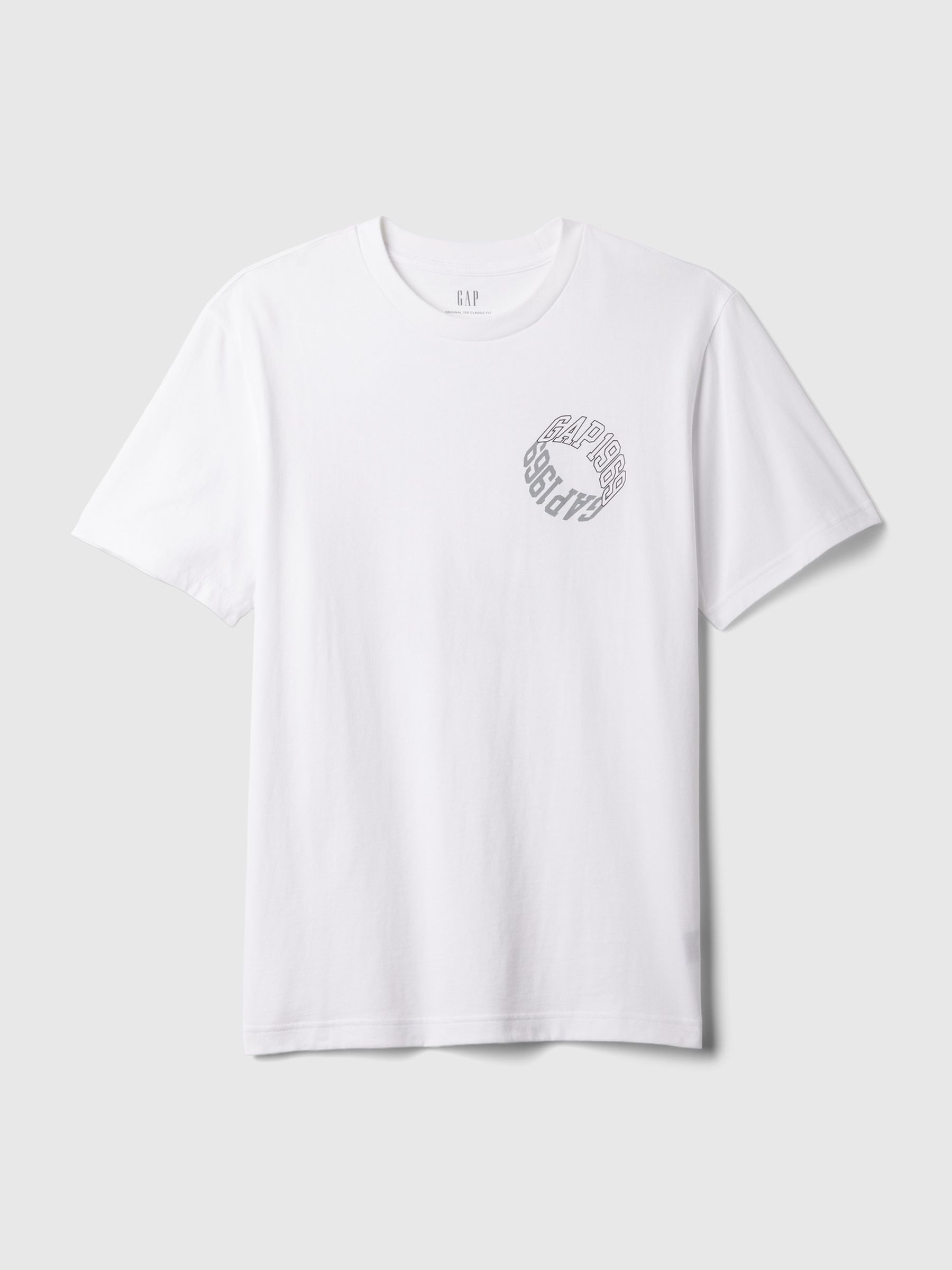 White 1969 Logo Short Sleeve Crew Neck T-Shirt - Image 5 of 5