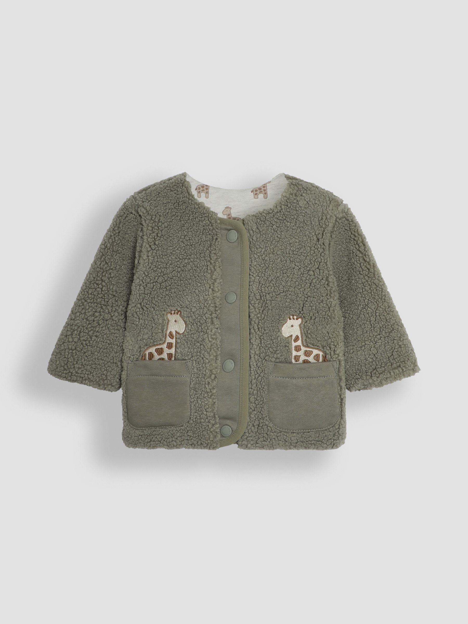 Khaki Reversible Teddy Fleece - Image 2 of 7
