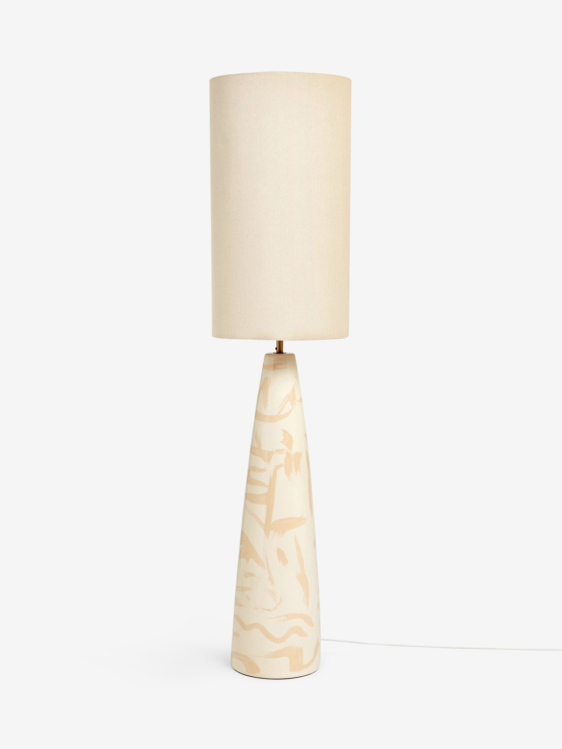 Vince Ceramic Floor Lamp in Cream - Image 5 of 6