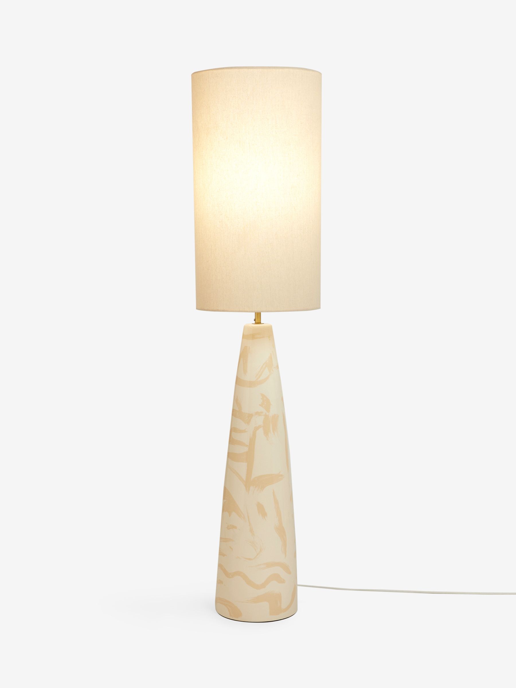 Vince Ceramic Floor Lamp in Cream - Image 6 of 6