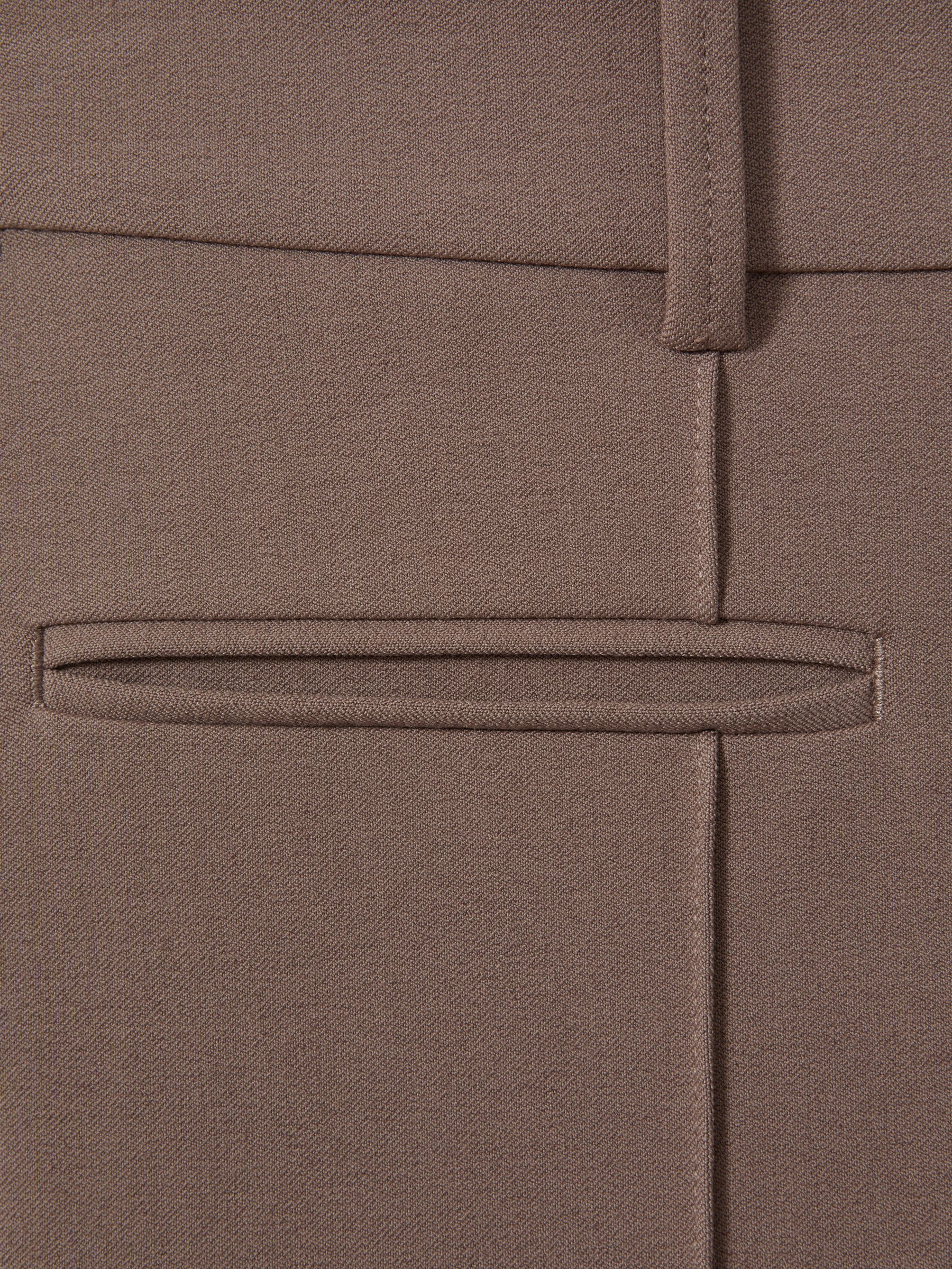 Petite High Rise Flared Trousers in Mink Neutral - Image 5 of 6
