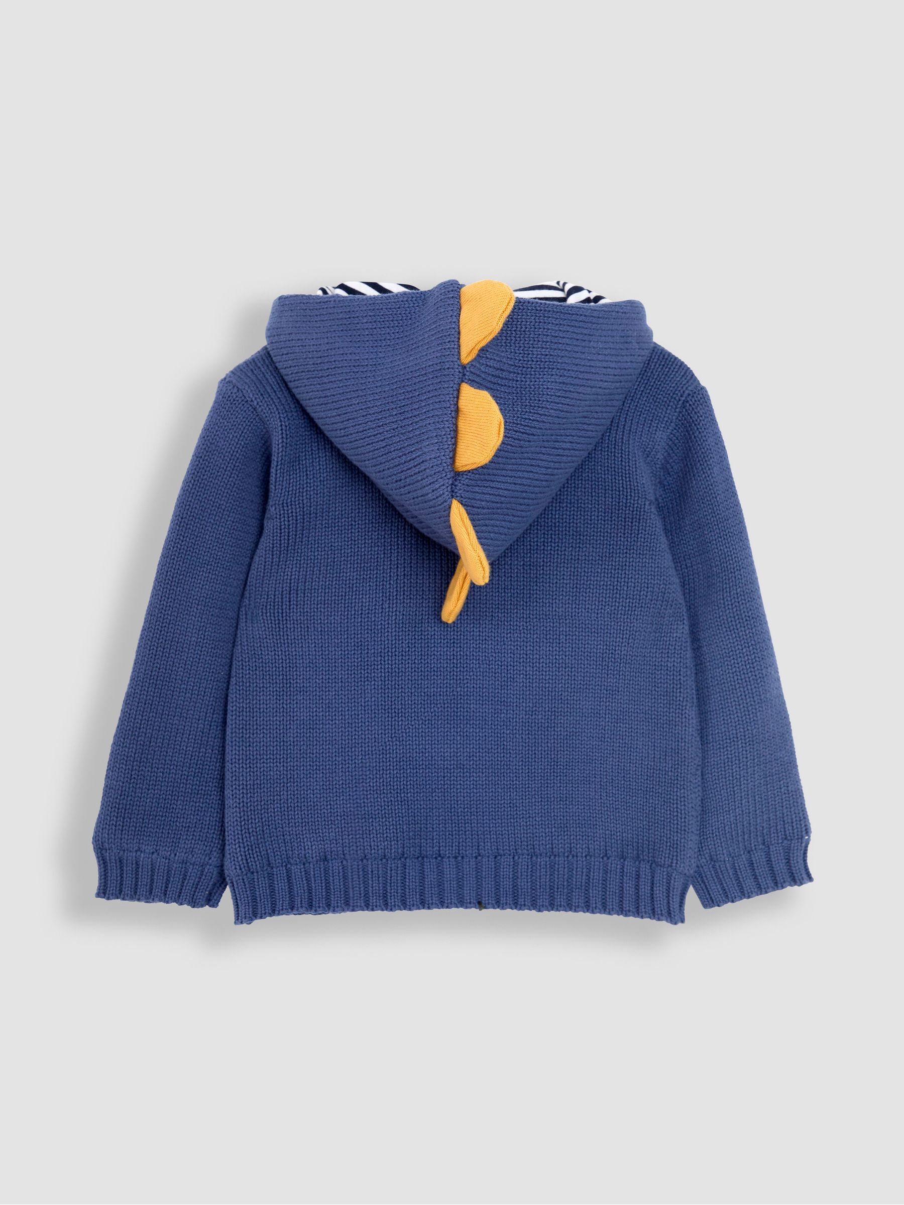 Blue Dino Hooded Cosy Hoodies - Image 2 of 3
