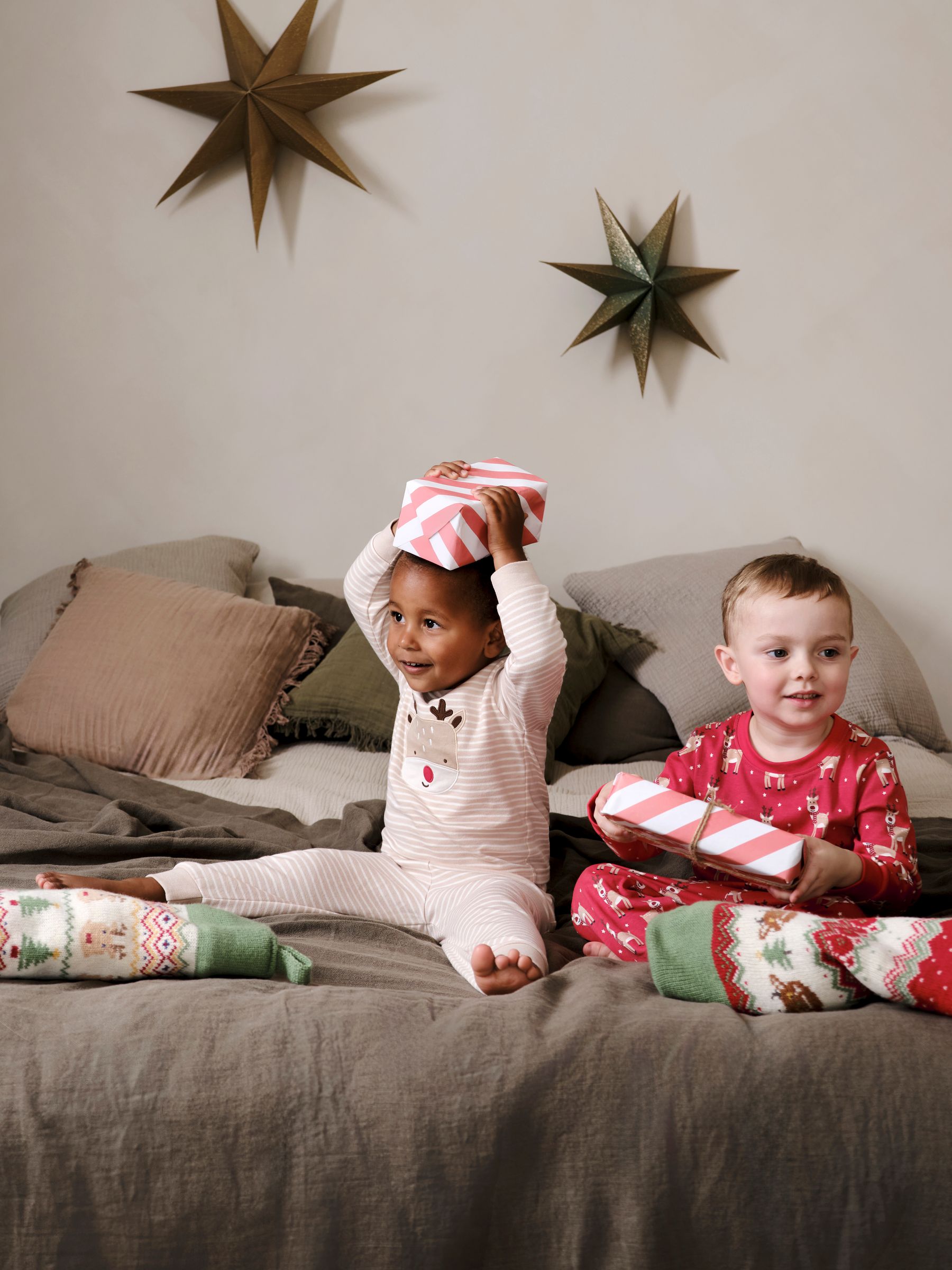 Red Christmas Jersey Pyjamas - Image 2 of 9
