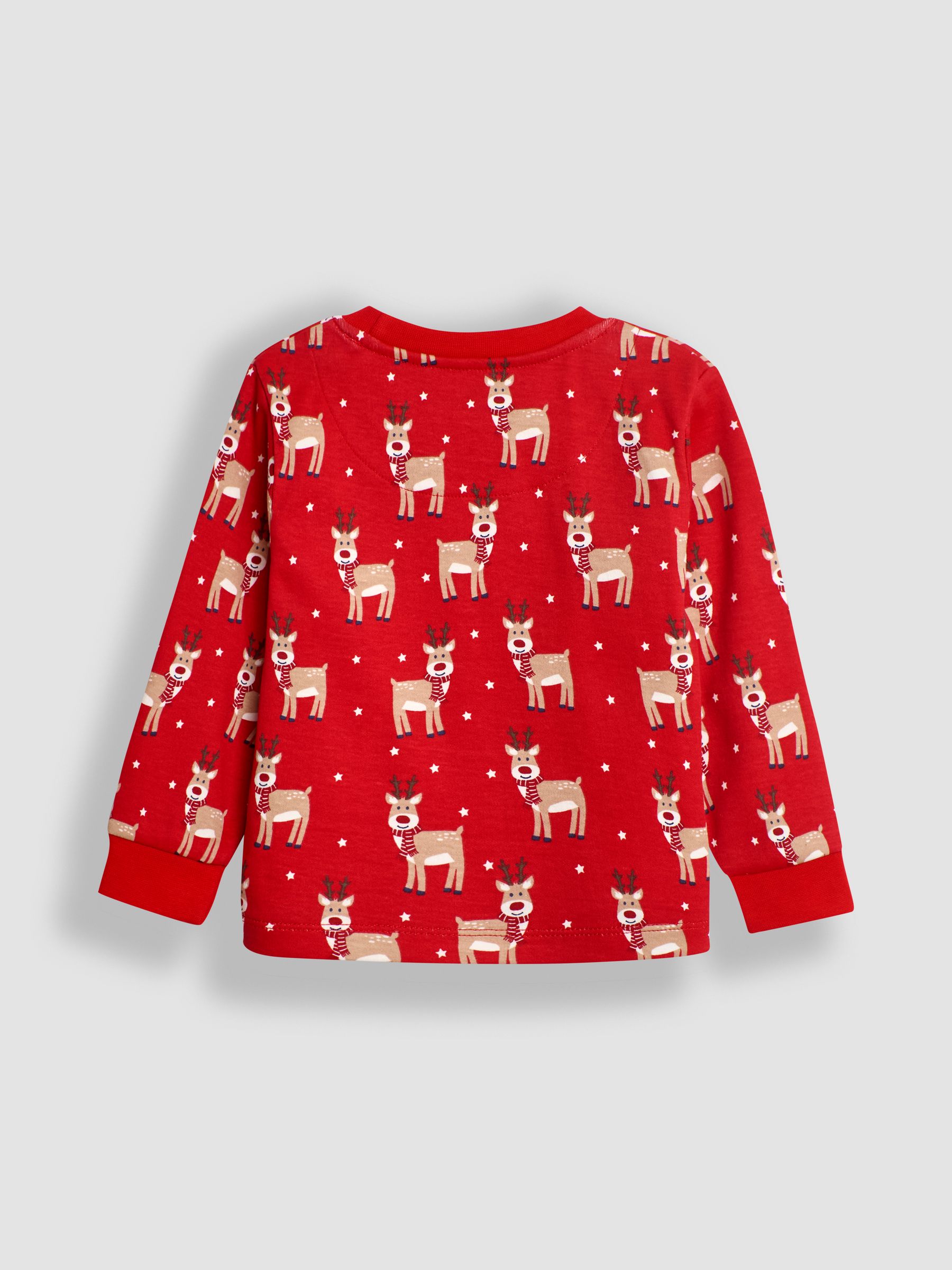 Red Christmas Jersey Pyjamas - Image 7 of 9