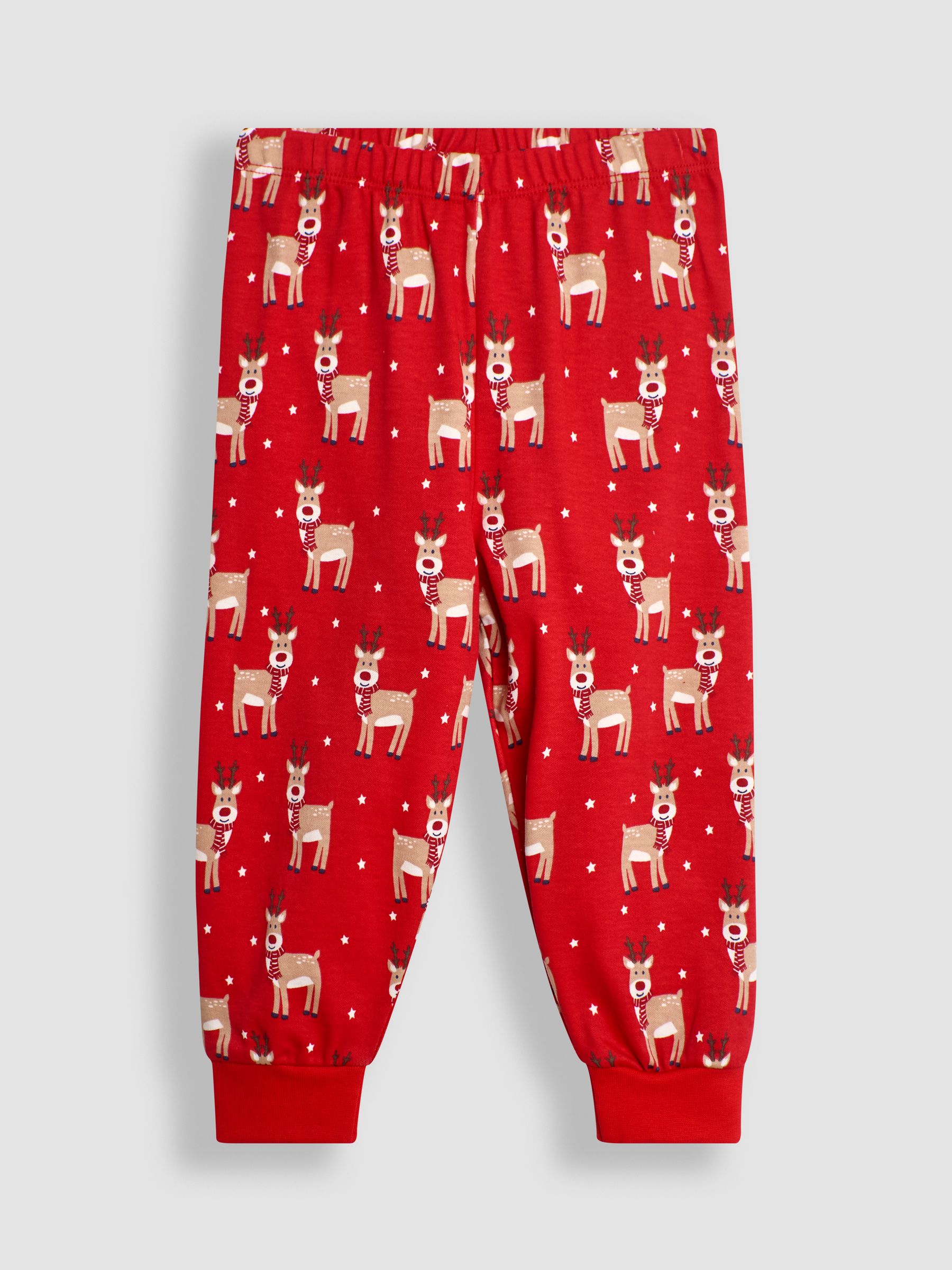 Red Christmas Jersey Pyjamas - Image 8 of 9