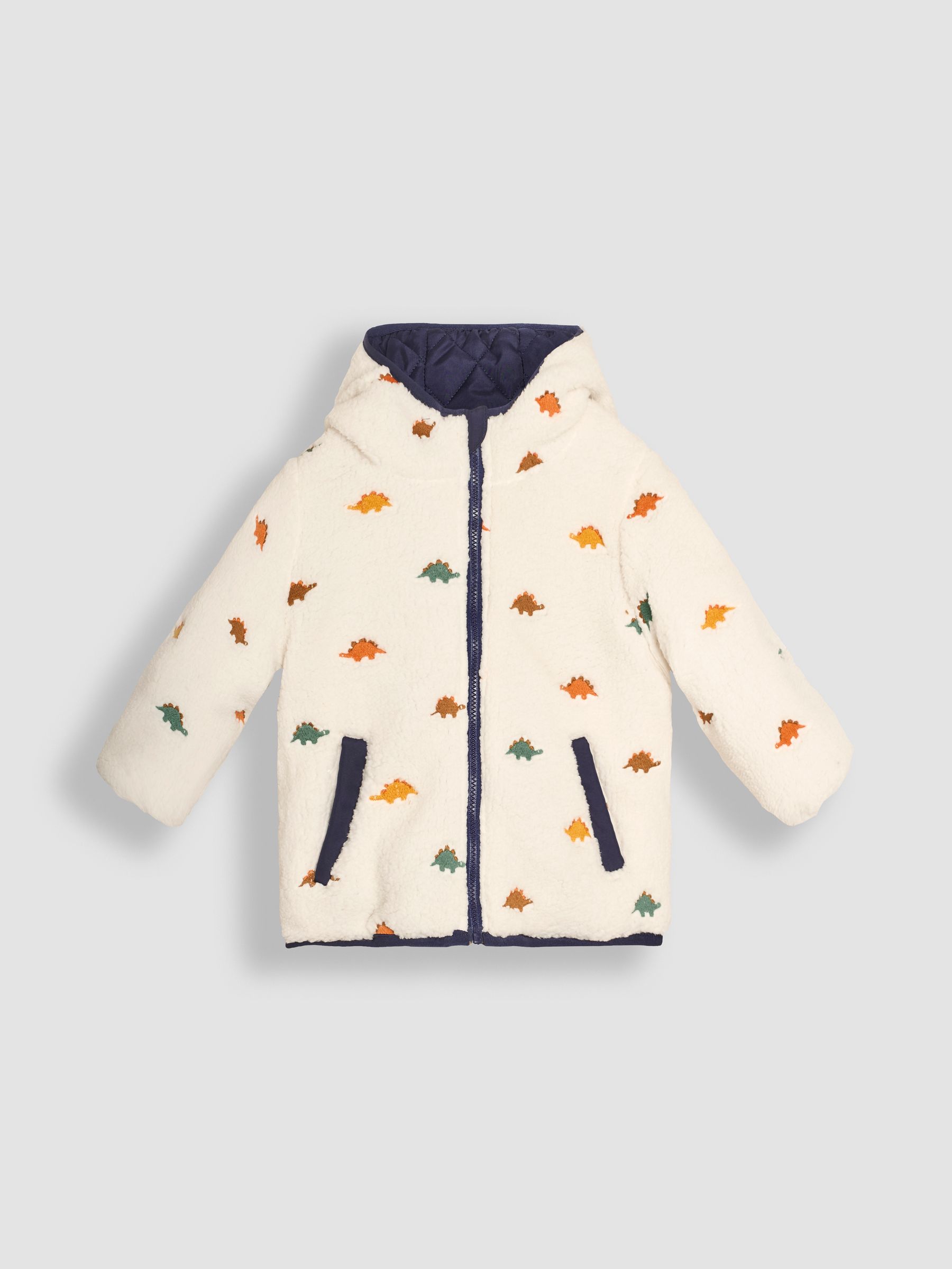 Brown Dinosaur Reversible Jacket - Image 4 of 7