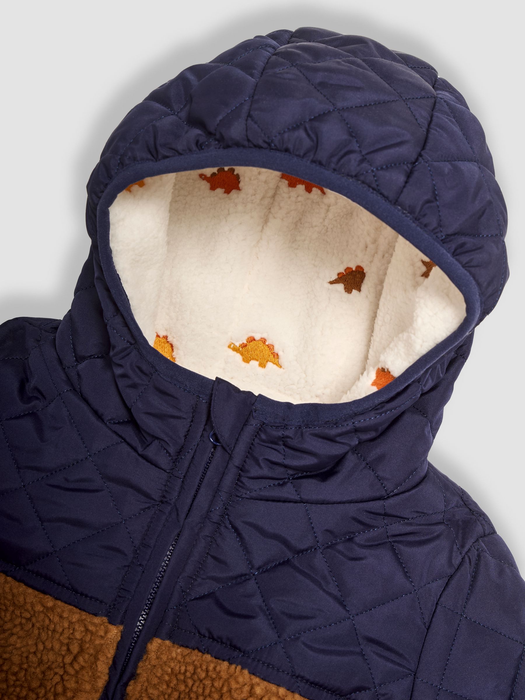 Brown Dinosaur Reversible Jacket - Image 6 of 7