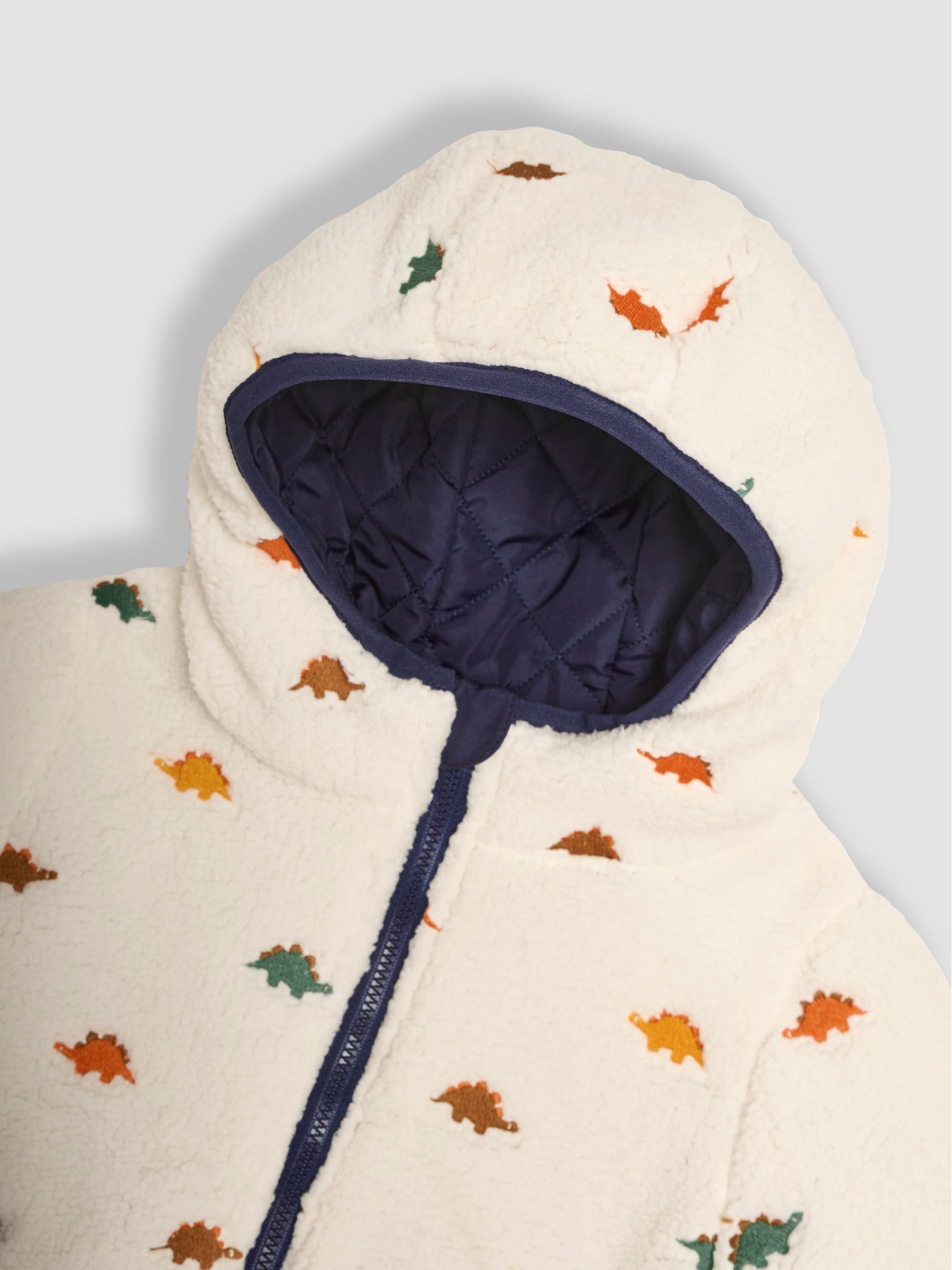 Brown Dinosaur Reversible Jacket - Image 7 of 7
