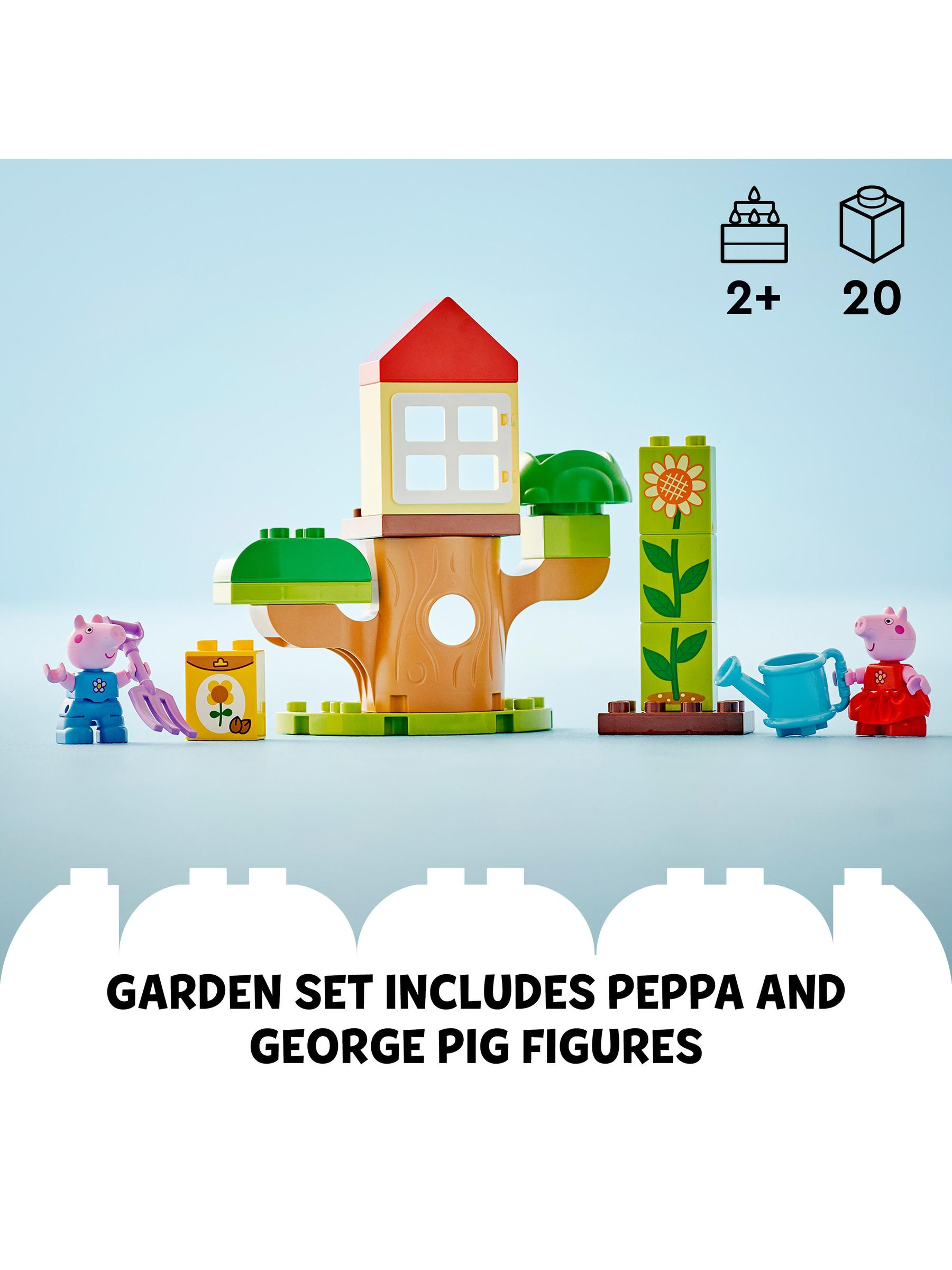 LEGO DUPLO Peppa Pig Garden and Tree House Toy - Image 4 of 7