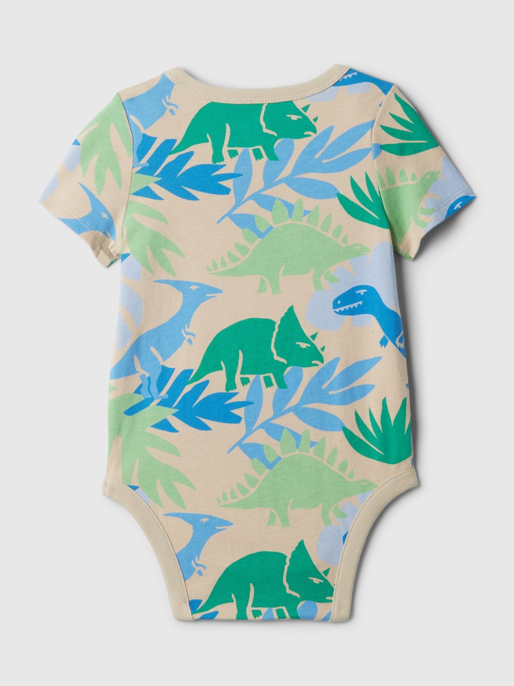 Neutral Print Brannan Bear Short Sleeve Bodysuit (Newborn-24mths) - Image 2 of 3