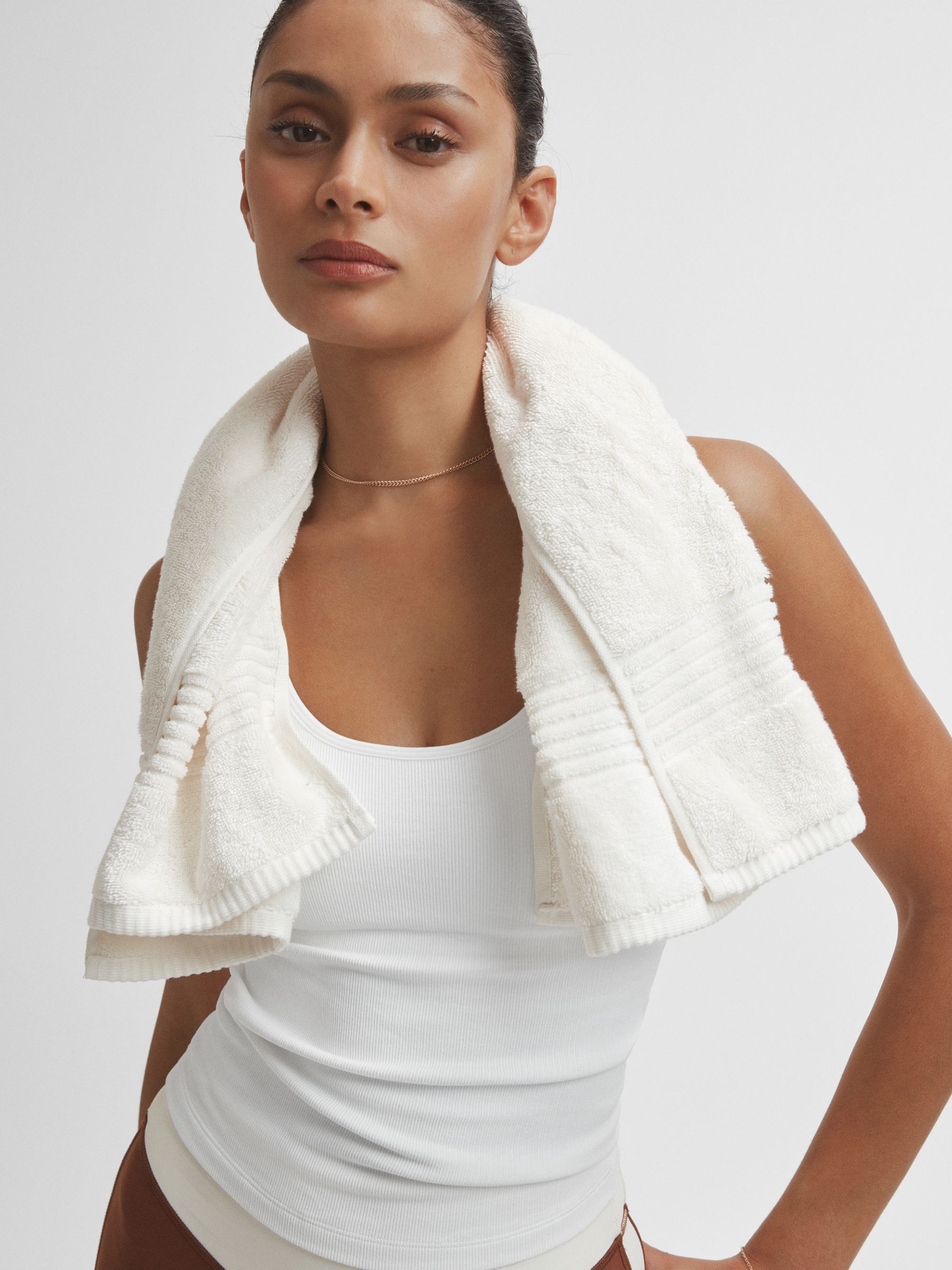 The Upside Shelf Bra Sports Vest in White - Image 5 of 6