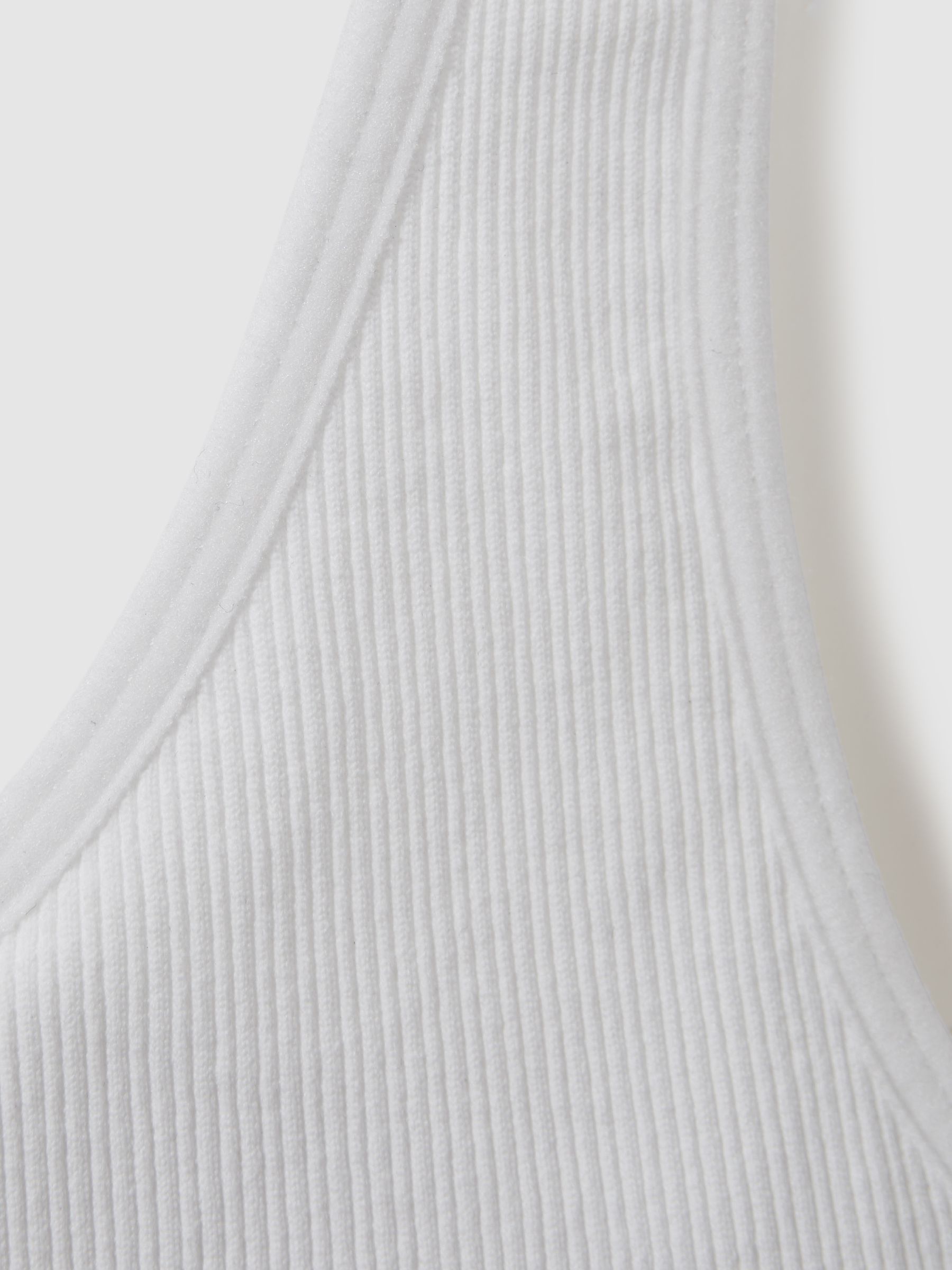 The Upside Shelf Bra Sports Vest in White - Image 6 of 6
