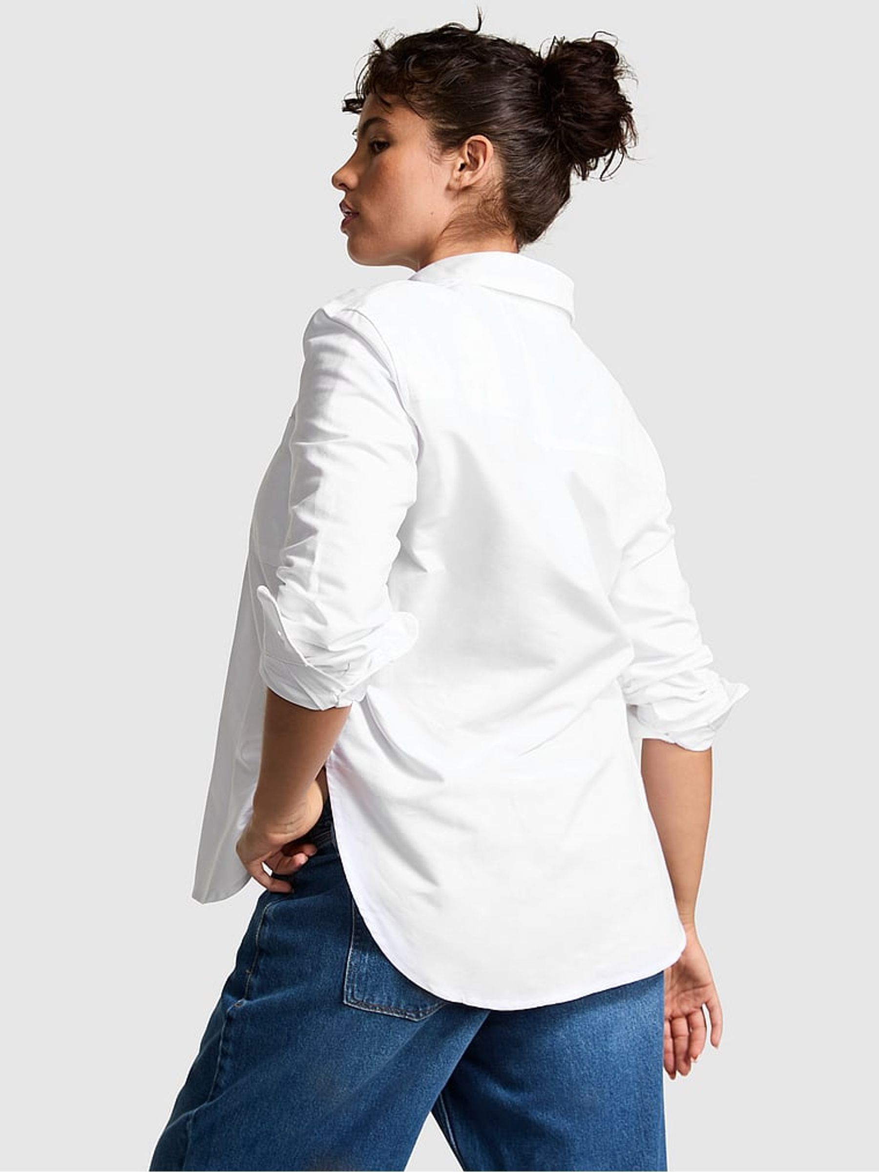 Optic White Button Up Oxford Shirt - Image 2 of 3