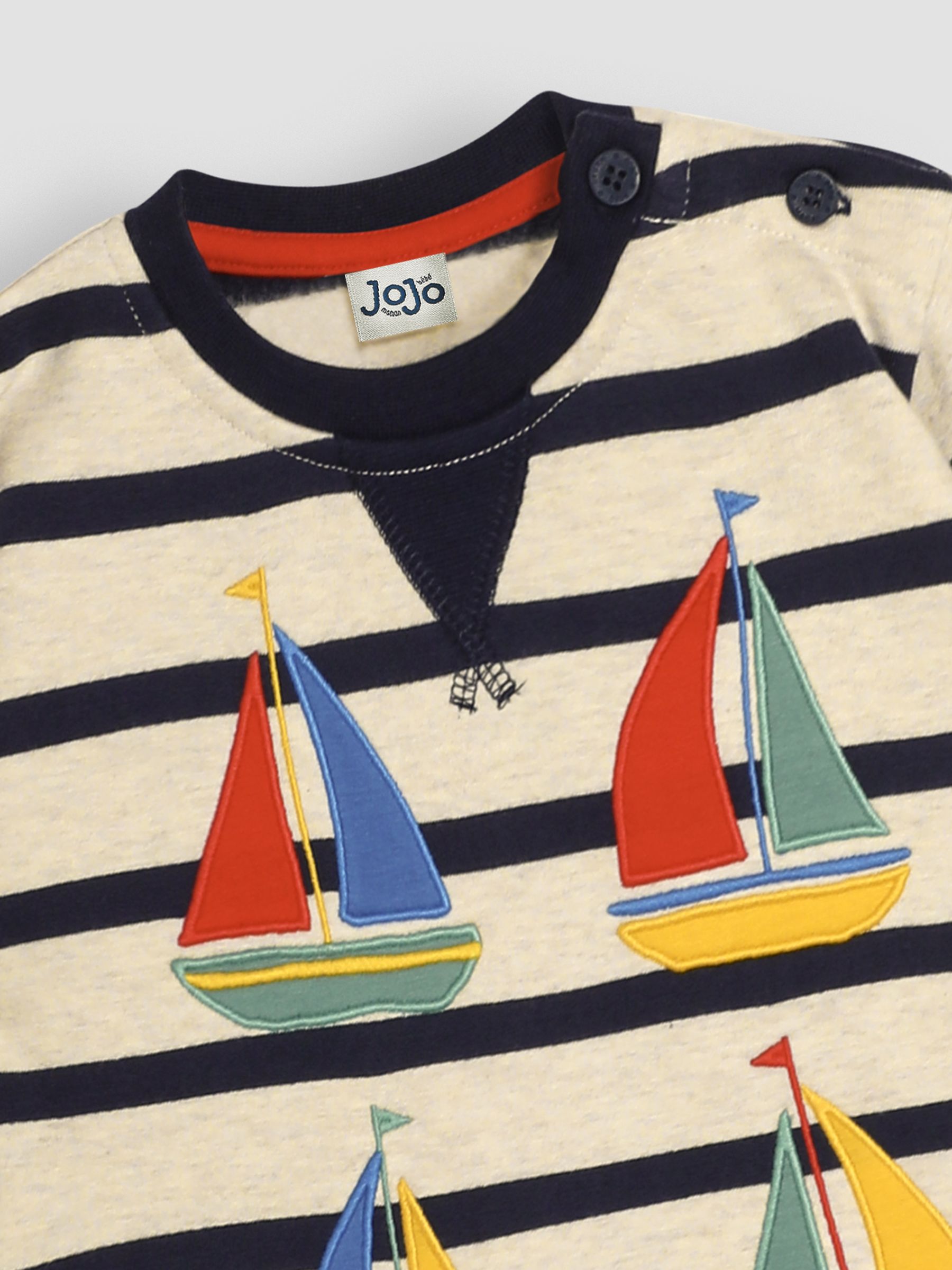 Natural Sailboat Applique Sweatshirt - Image 3 of 3