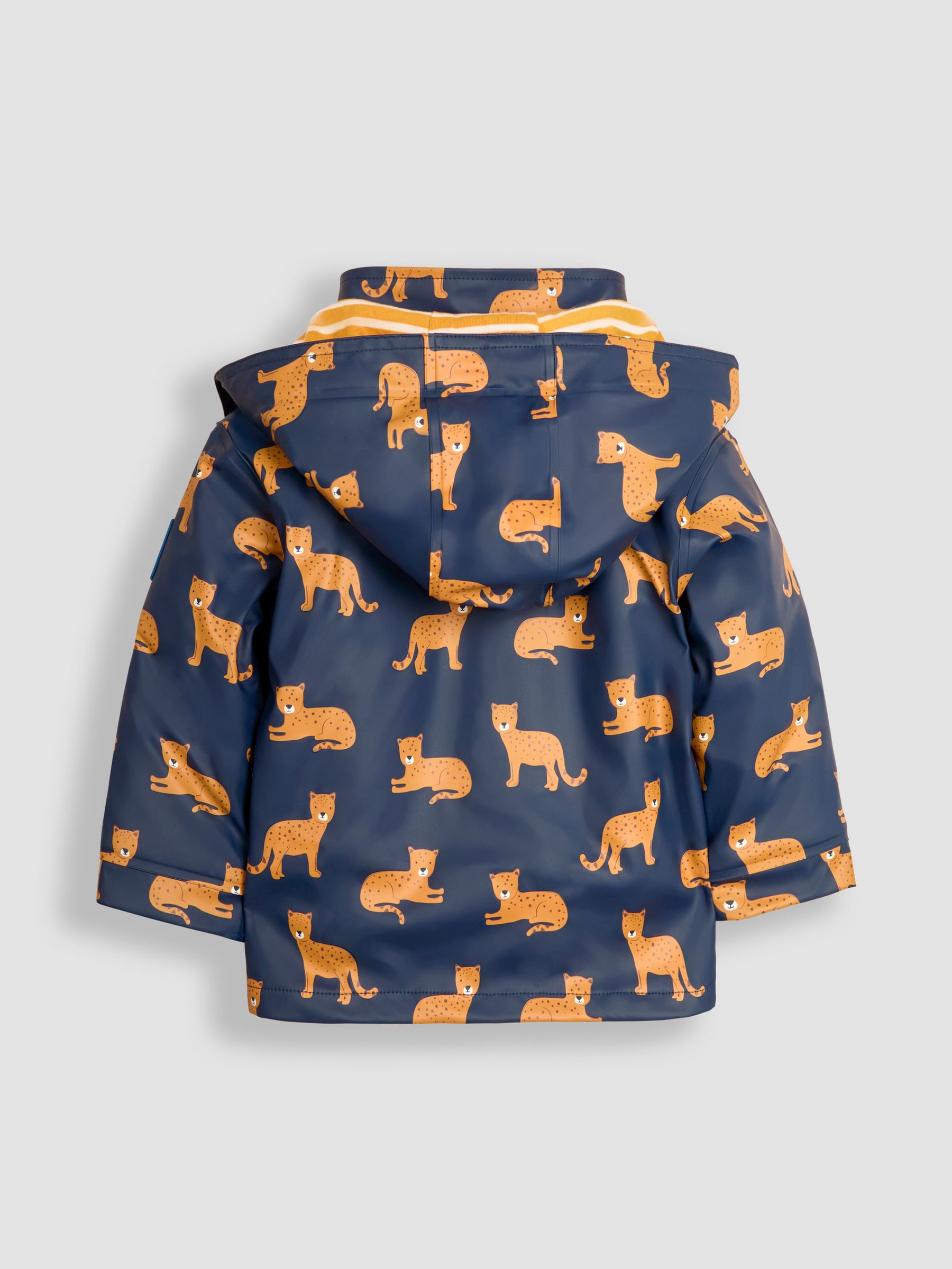 Navy Leopard 3 in 1 Waterproof Jacket - Image 3 of 8