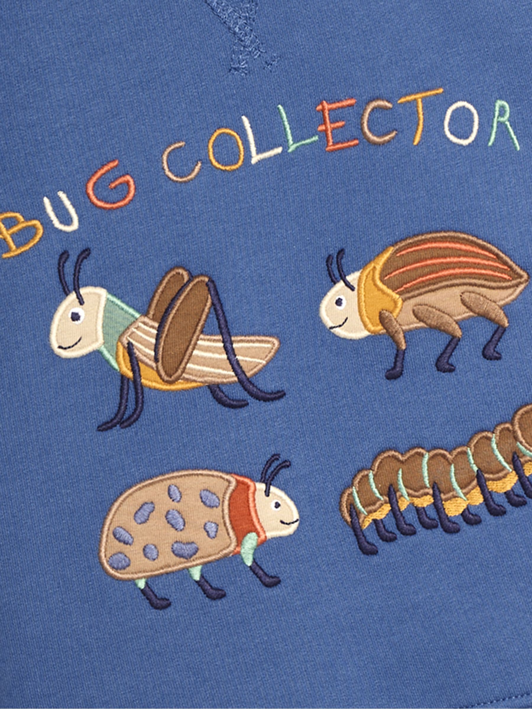 Denim Blue Bug Appliqué Sweatshirt - Image 3 of 3