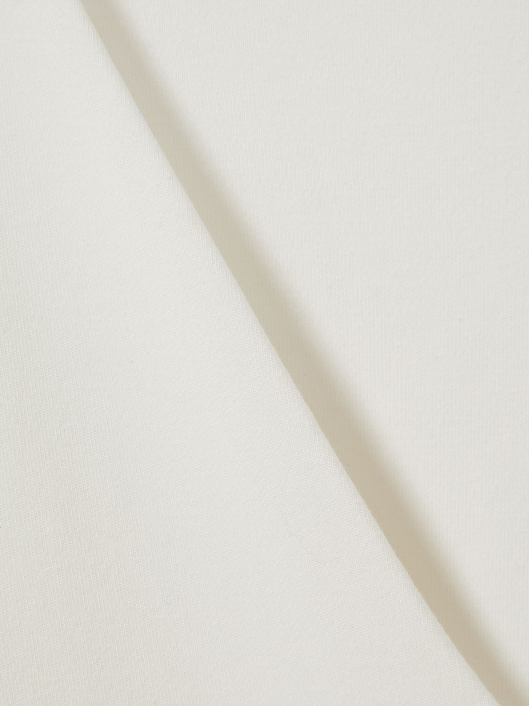 Modal Blend V-Neck Top in Ivory - Image 4 of 4