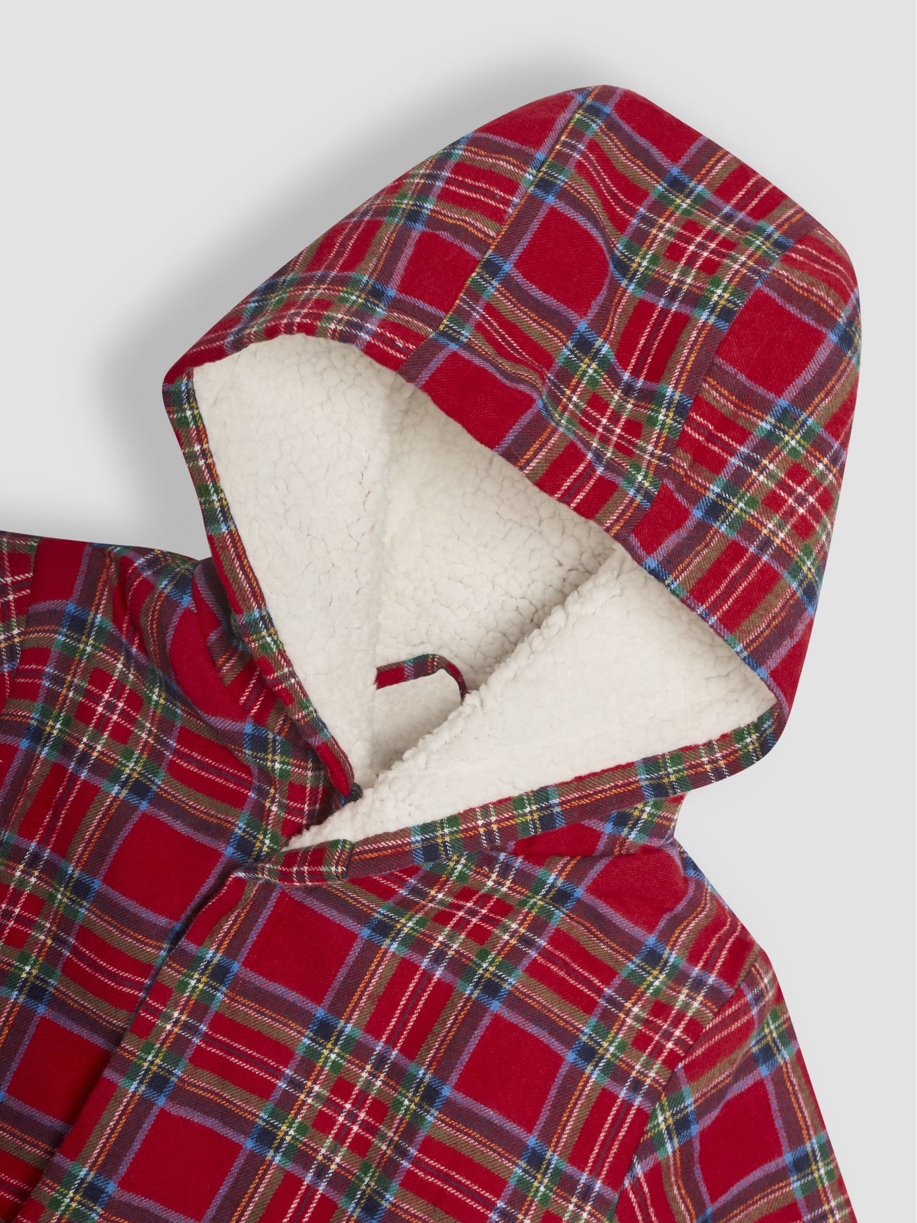 Red Tartan Cosy Robe - Image 3 of 3