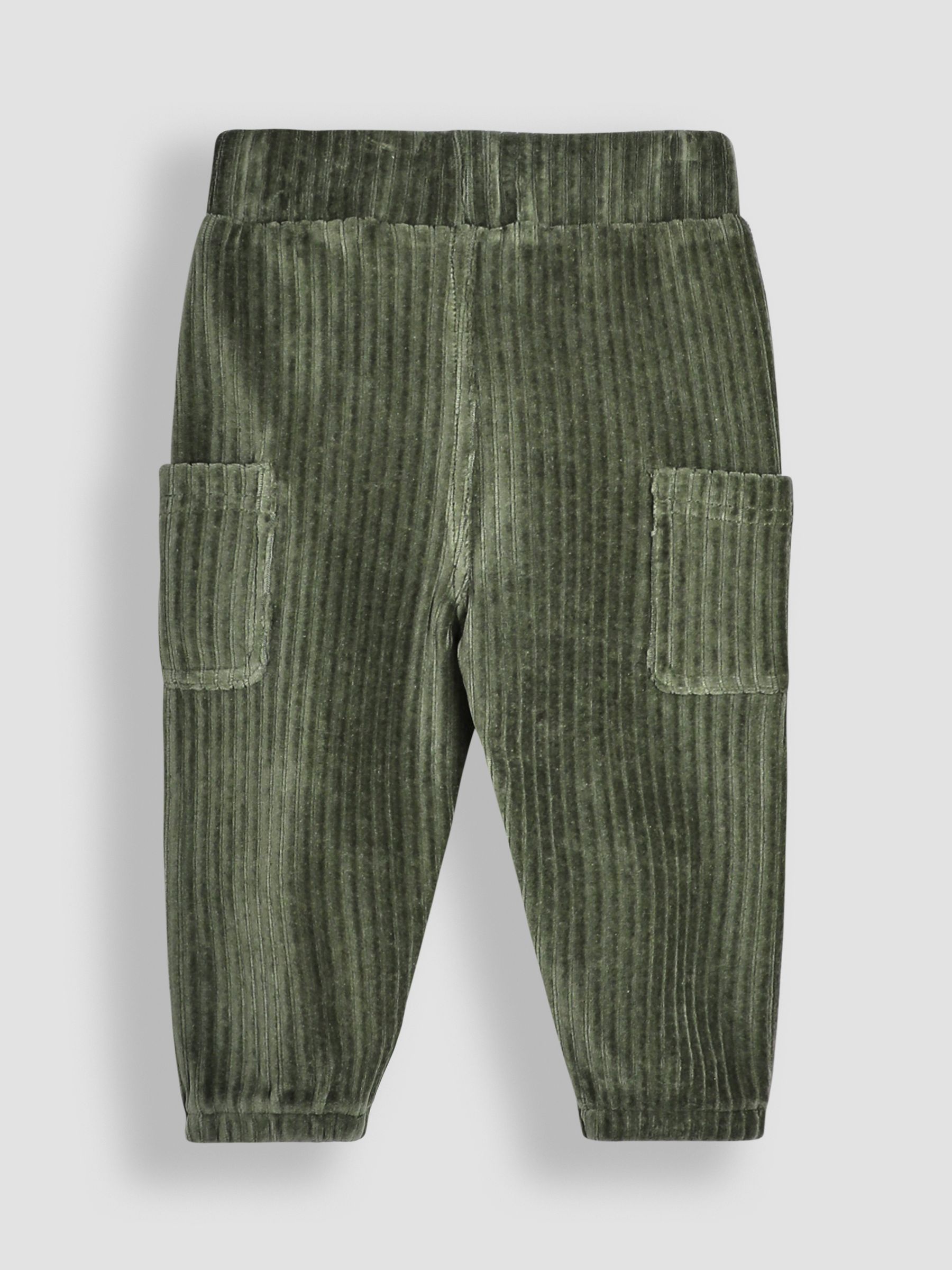 Natural Tractor Tiger Print Sweatshirt & Velour Cargo Jogger Set - Image 5 of 5