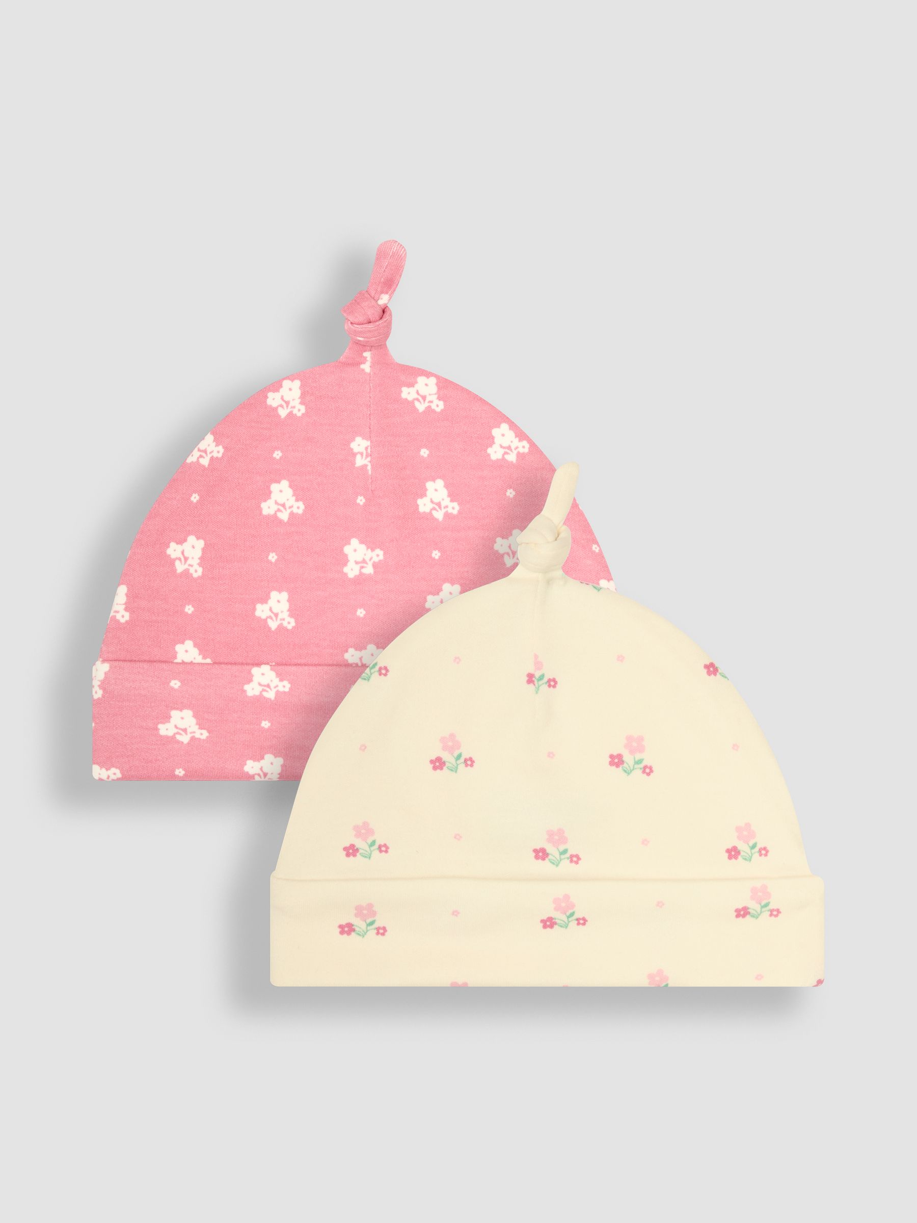 Pink Baby Hats 2 Pack - Image 1 of 5