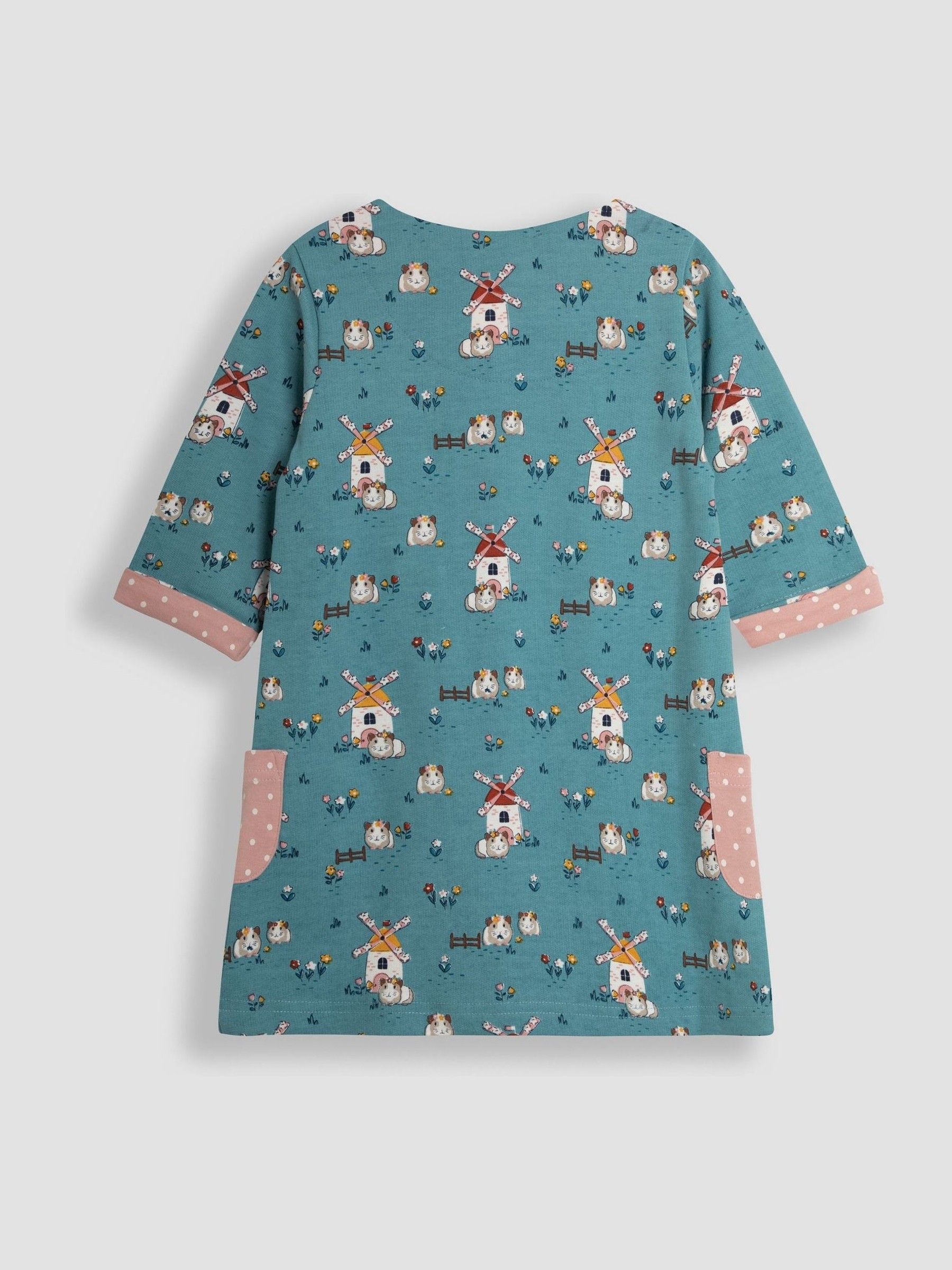 Duck Egg Blue Guinea Pig A-Line Dress - Image 2 of 3