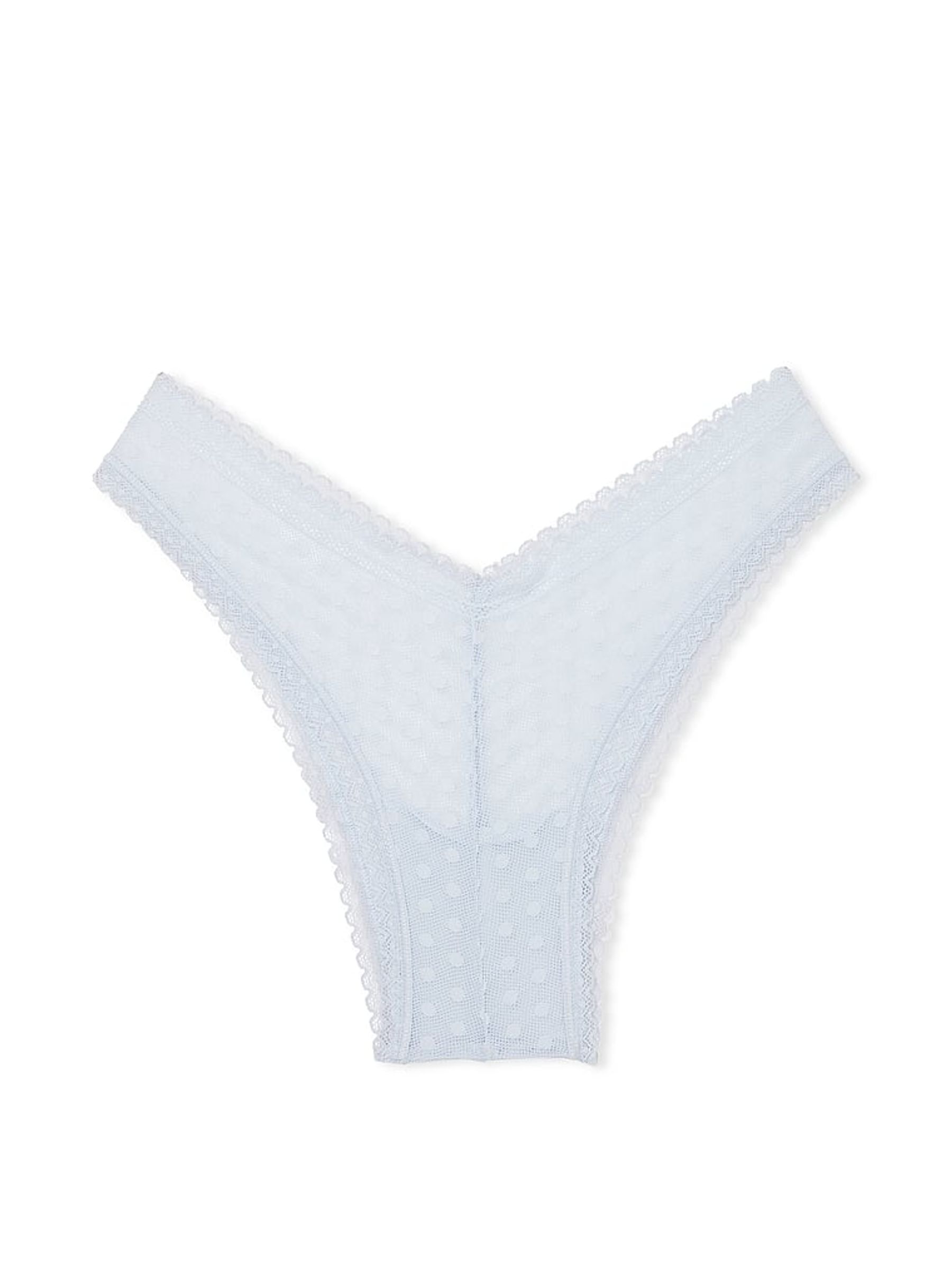 Hydrangea Blue Dainty Dot Brazilian Knickers - Image 3 of 3