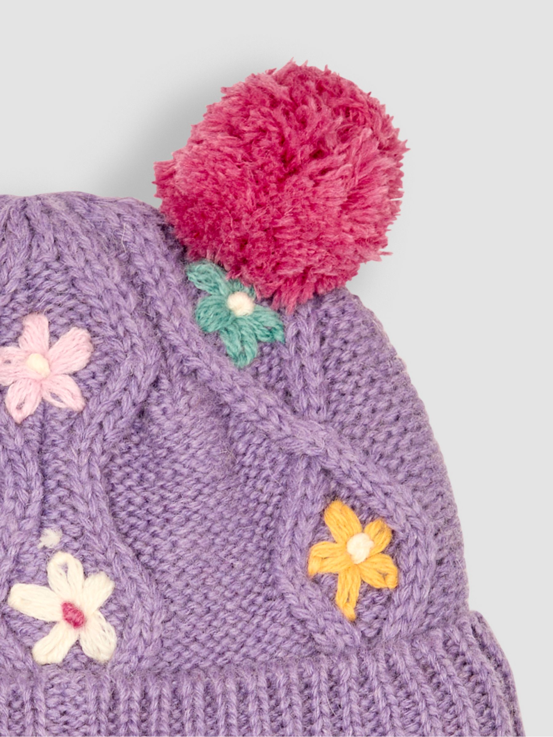 Lilac Embroidered Hat - Image 3 of 3