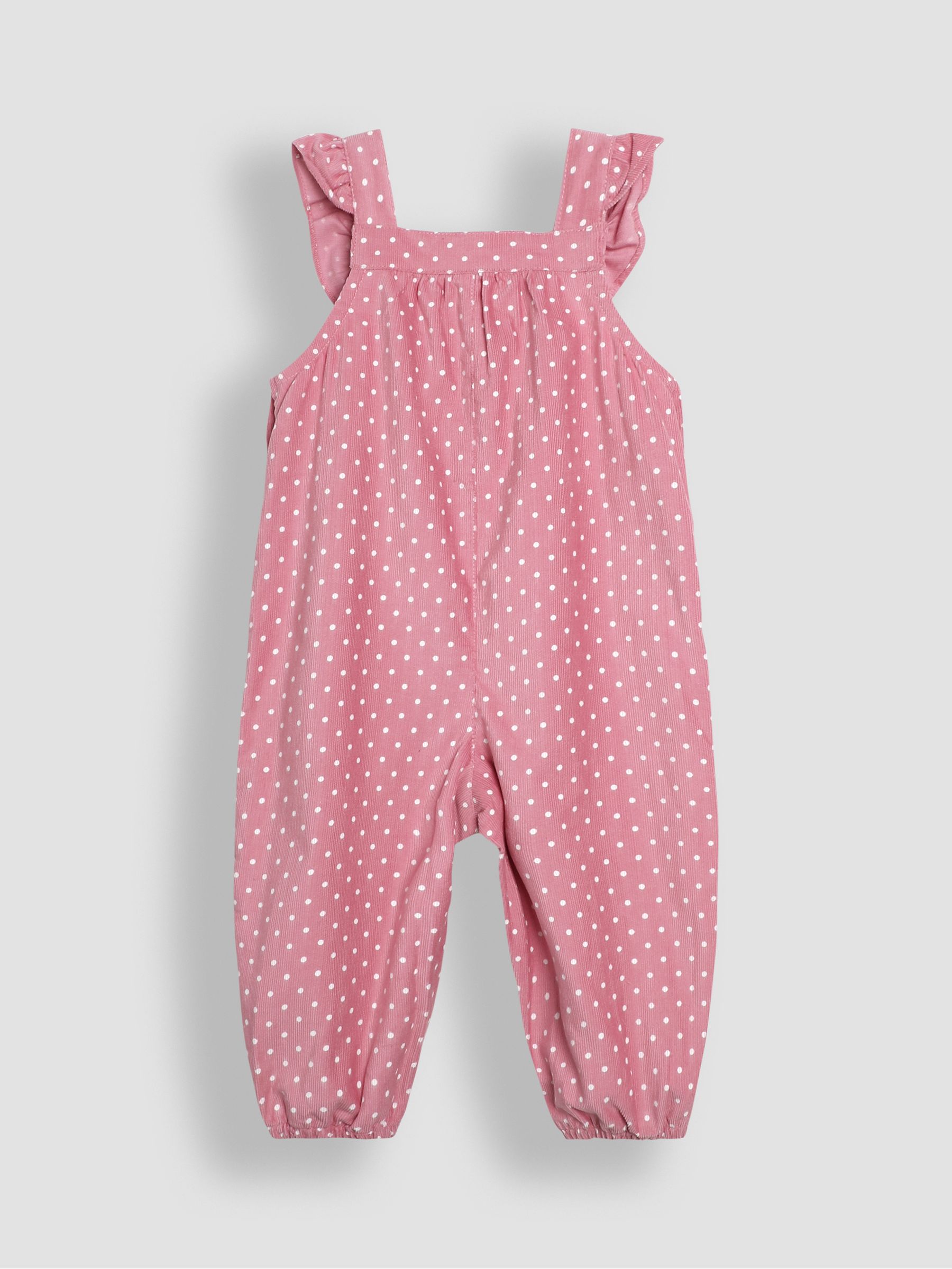 Rose Pink Bunny Appliqué Cord Dungarees & Top Set - Image 3 of 6