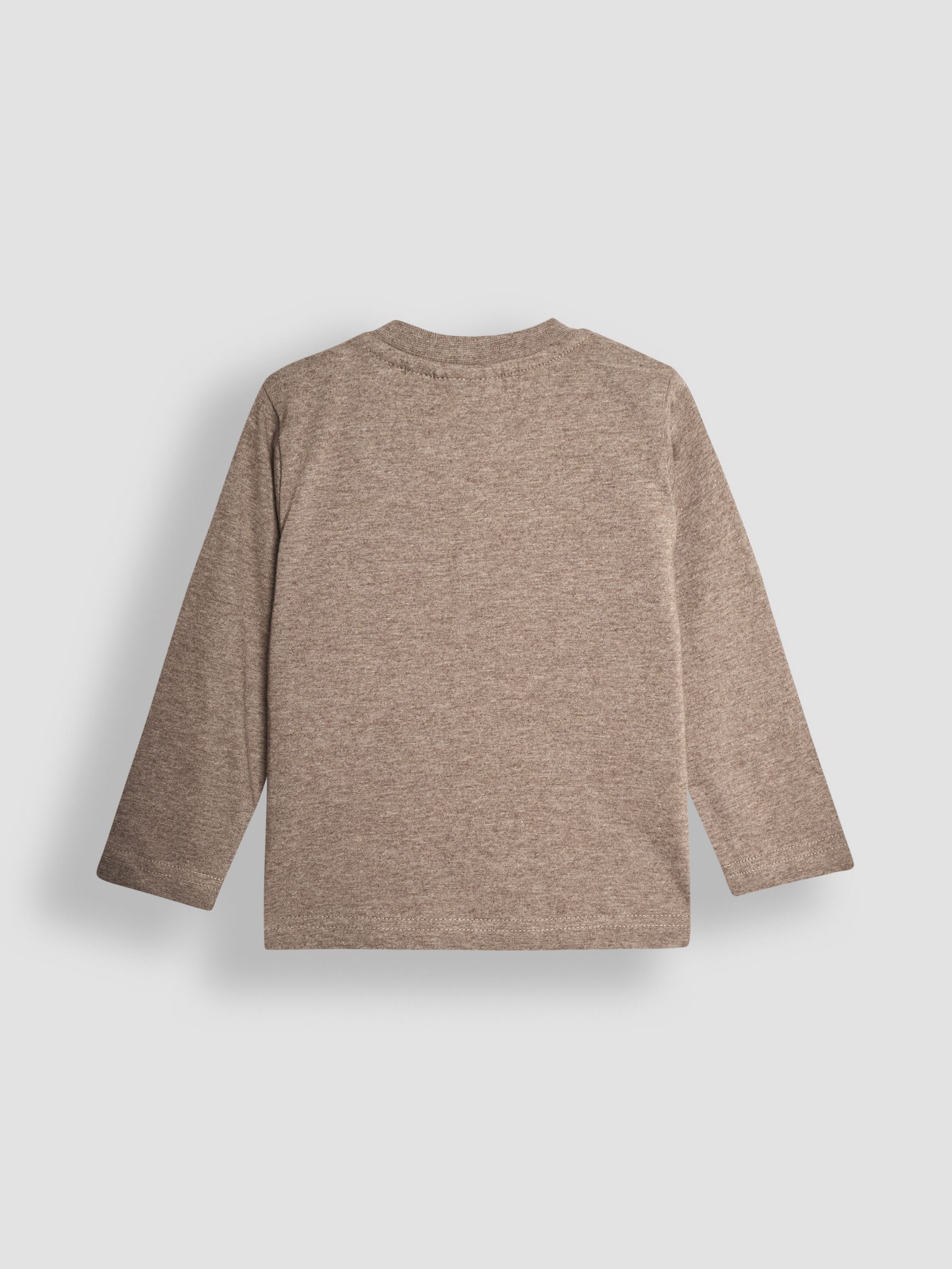 Mocha Brown Who Roars The Loudest Appliqué and Embroidered Top - Image 3 of 3
