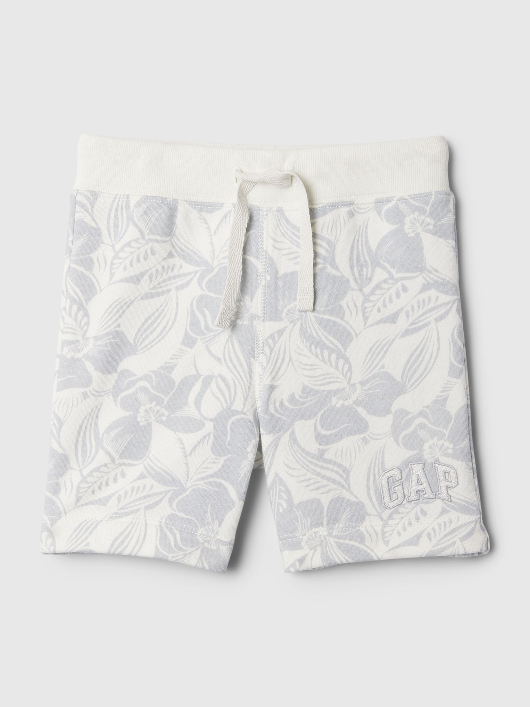 Grey Logo Pull On Baby Shorts (Newborn-5yrs) Gap