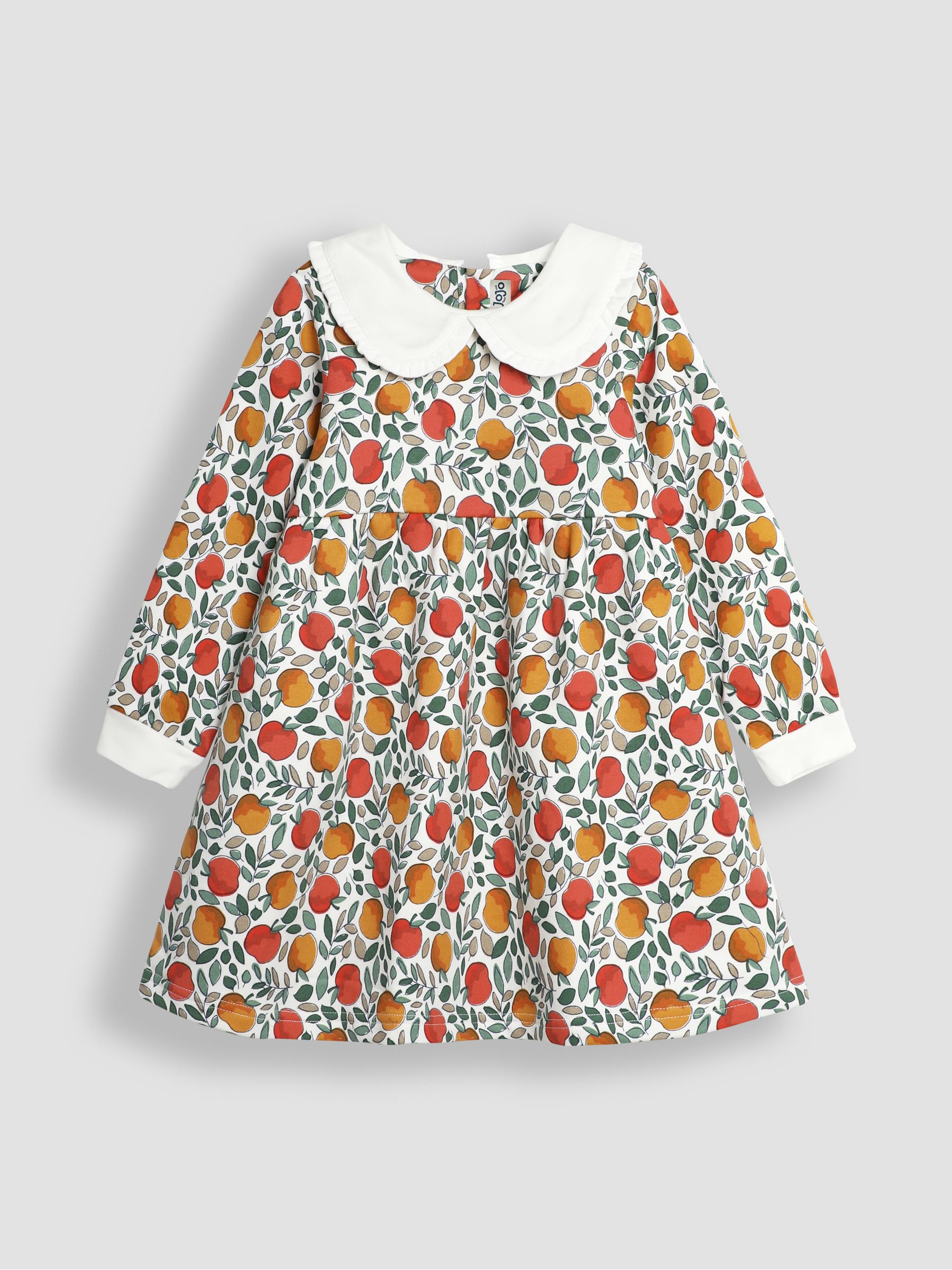 Apple Collar Sweat 100% Cotton Dress - Image 1 of 3