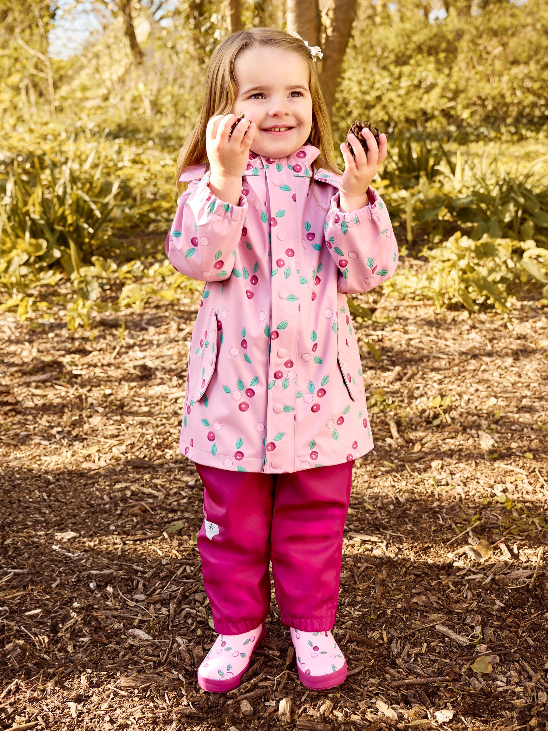 Pink Berry 2 Piece Waterproof Trouser And Jacket Set - Image 1 of 10