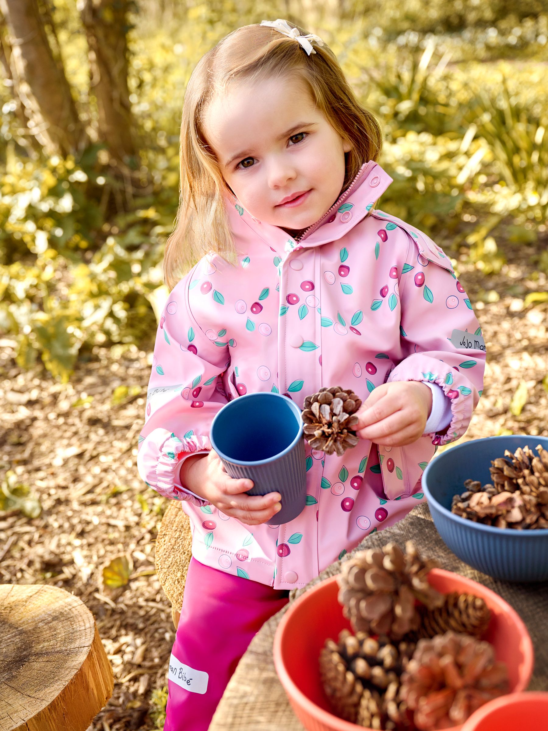 Pink Berry 2 Piece Waterproof Trouser And Jacket Set - Image 2 of 10