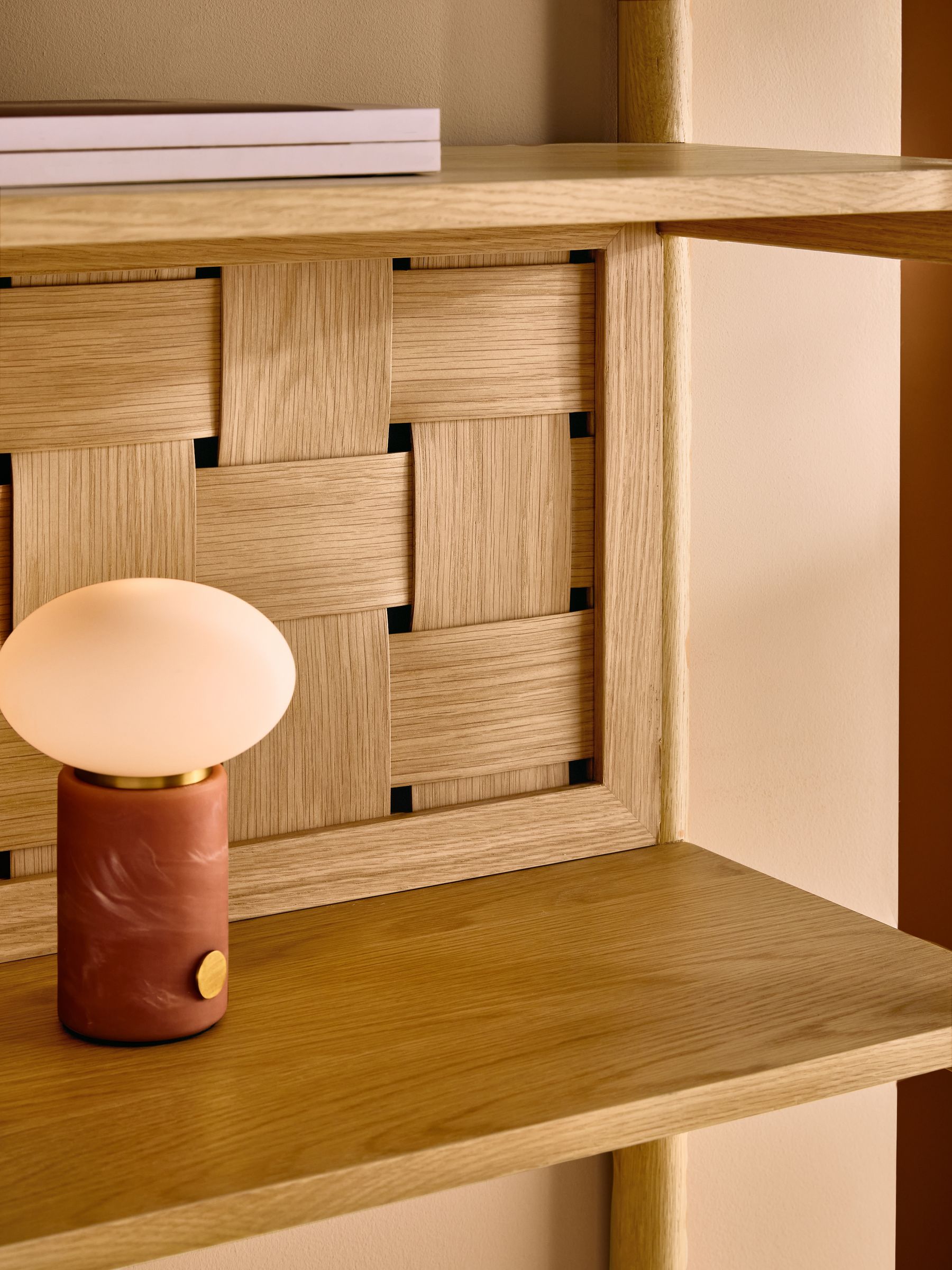 River Shelving Unit in Oak - Image 2 of 5