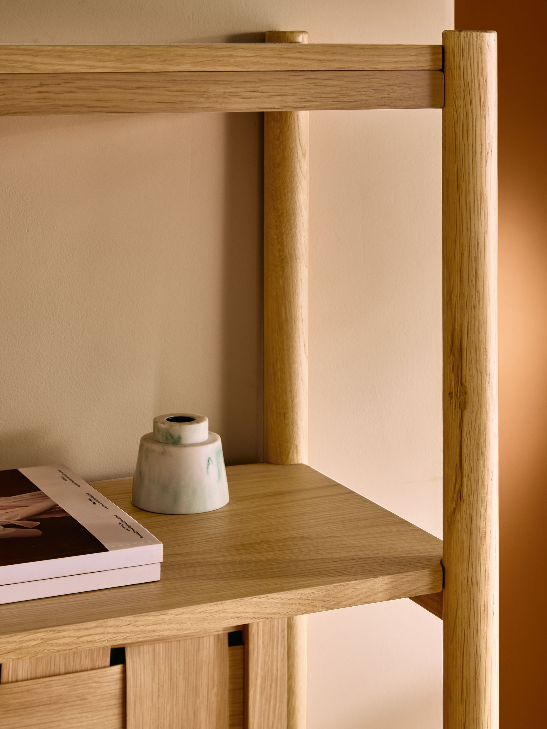 River Shelving Unit in Oak - Image 3 of 5