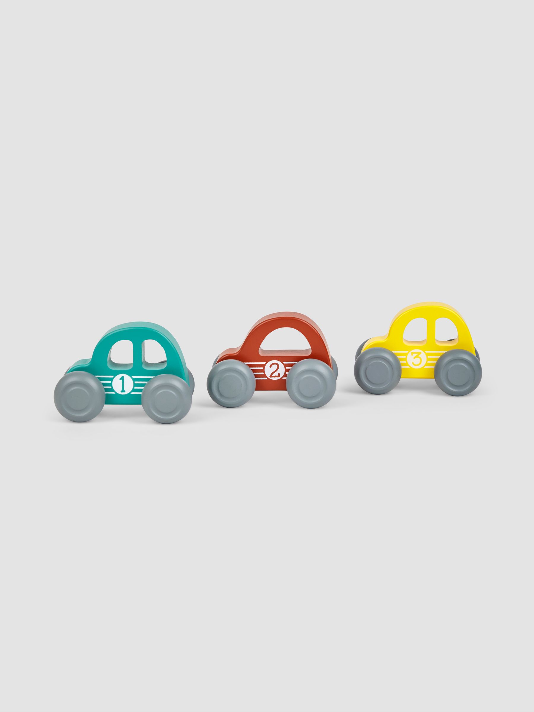 Set of 3 Wooden Cars - Image 5 of 8