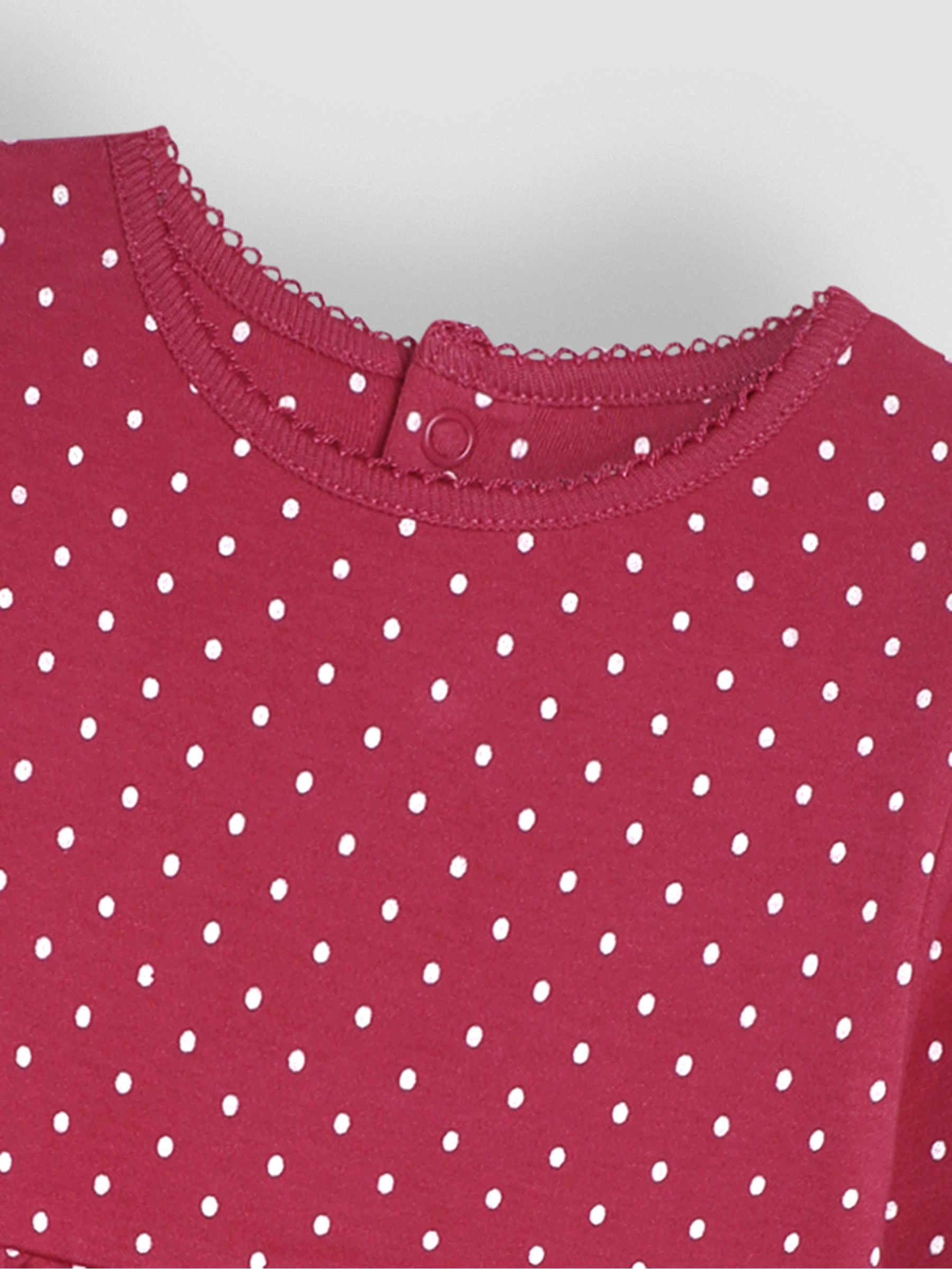 Raspberry Pink Spot Dress - Image 3 of 3