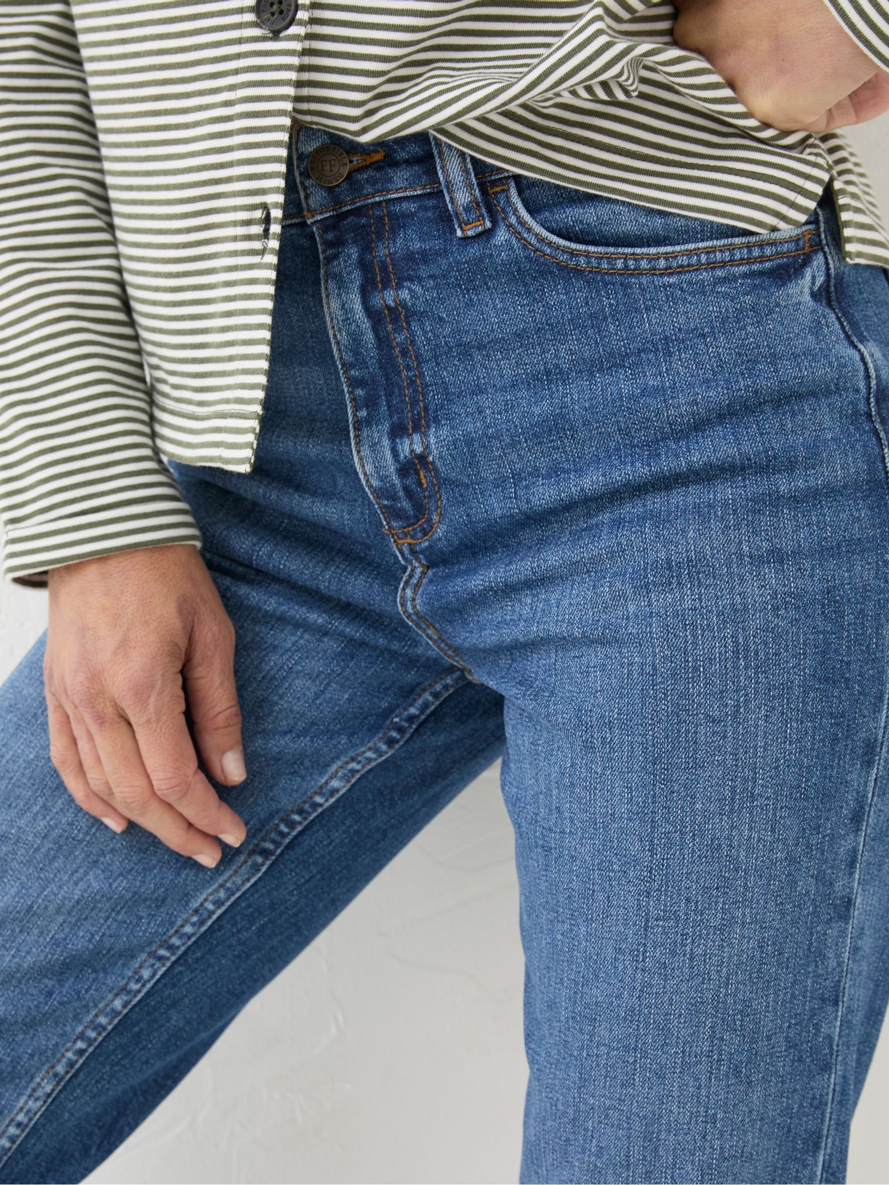 Carmel Blue Denim Comfort Straight Jeans - Image 5 of 6