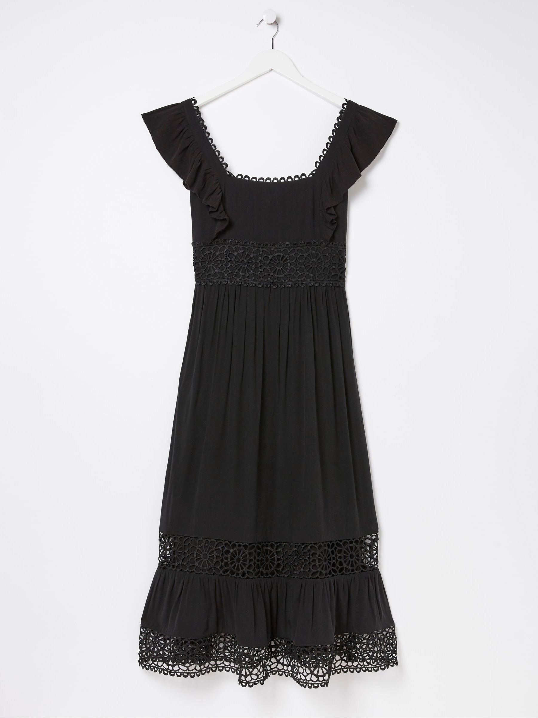 Hibiscus Black Lace Midi Dress - Image 6 of 6